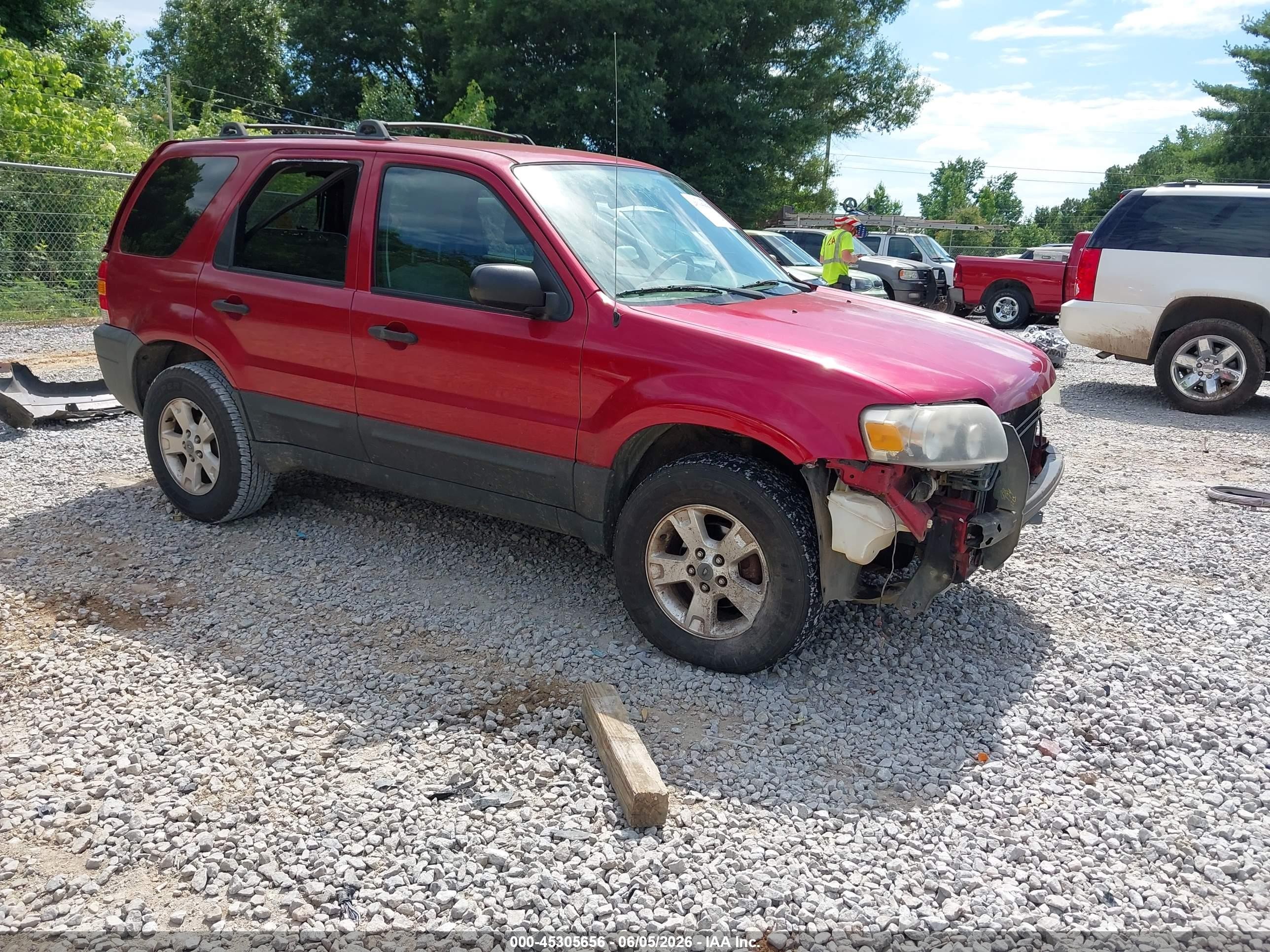 2005 Ford Escape Xlt Red vin: 1FMYU03125KA14534