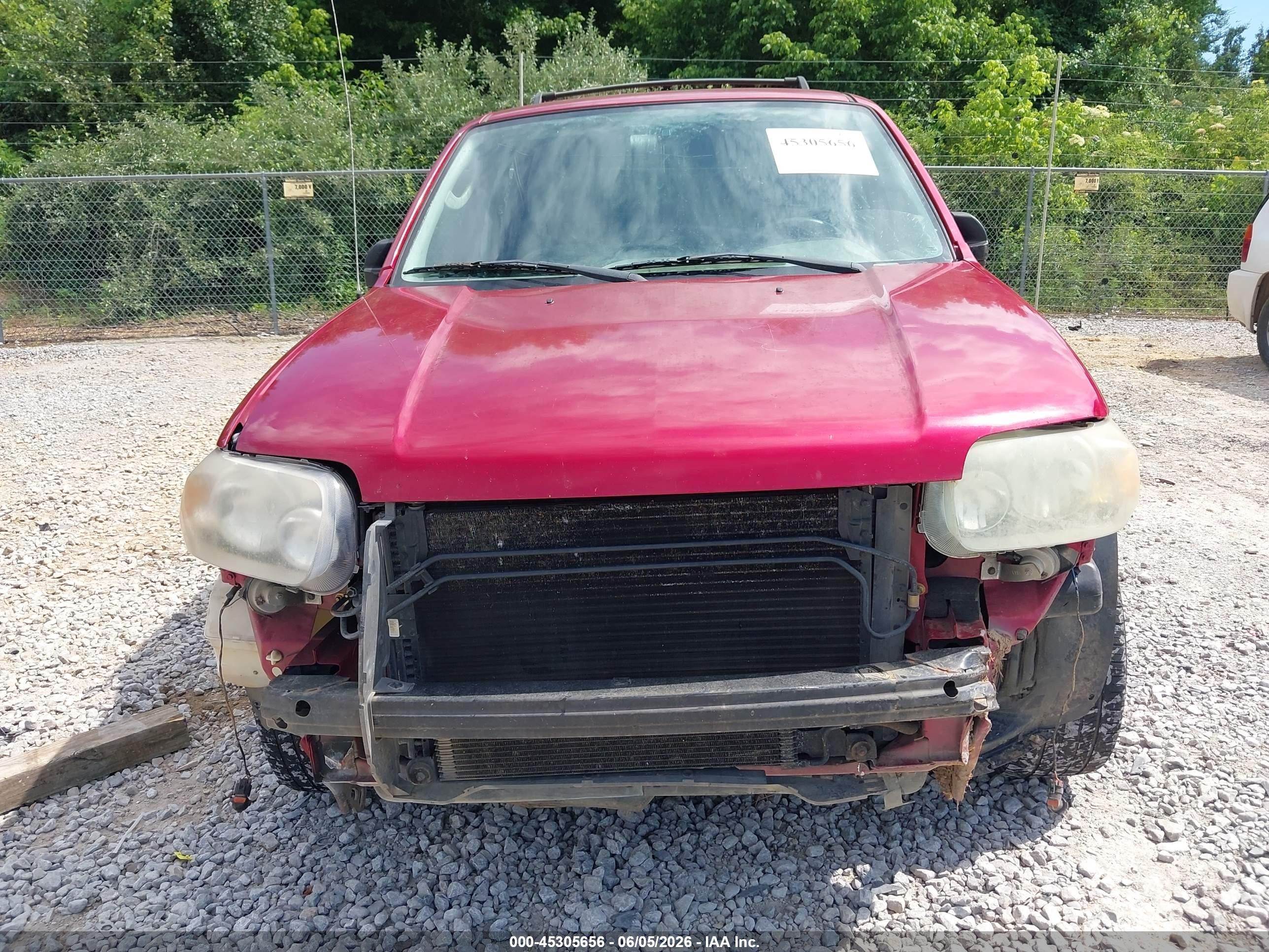 2005 Ford Escape Xlt Red vin: 1FMYU03125KA14534