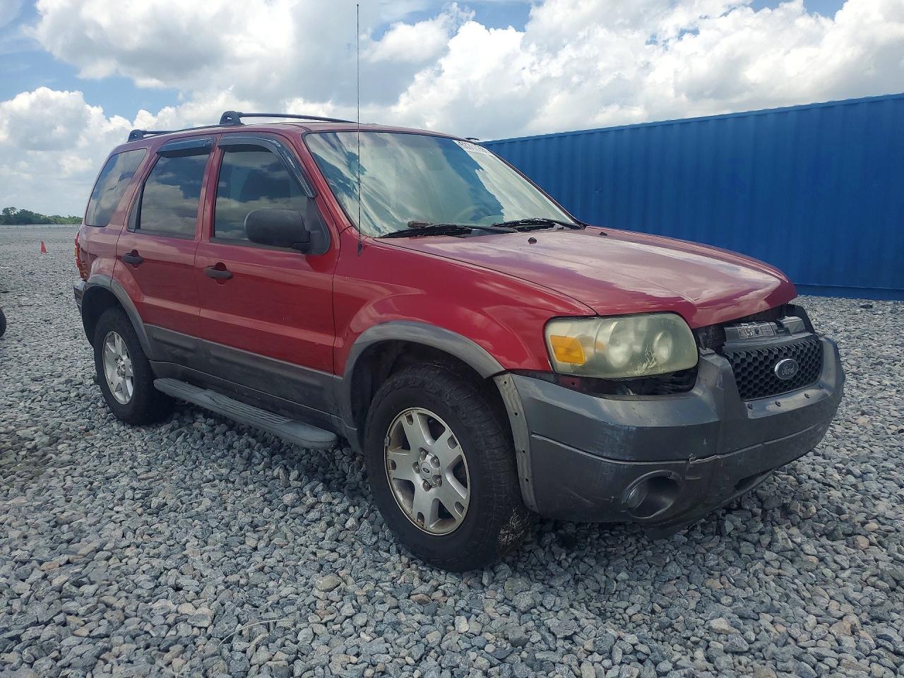 2006 Ford Escape Xlt Burgundy vin: 1FMYU03126KA31111