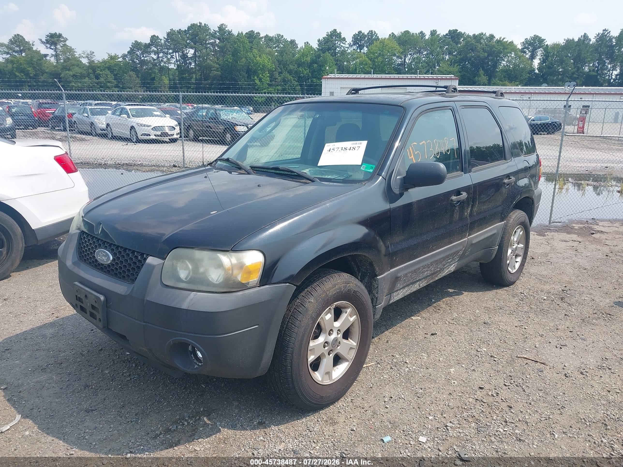 2006 Ford Escape Xlt/xlt Sport Black vin: 1FMYU03126KA97481