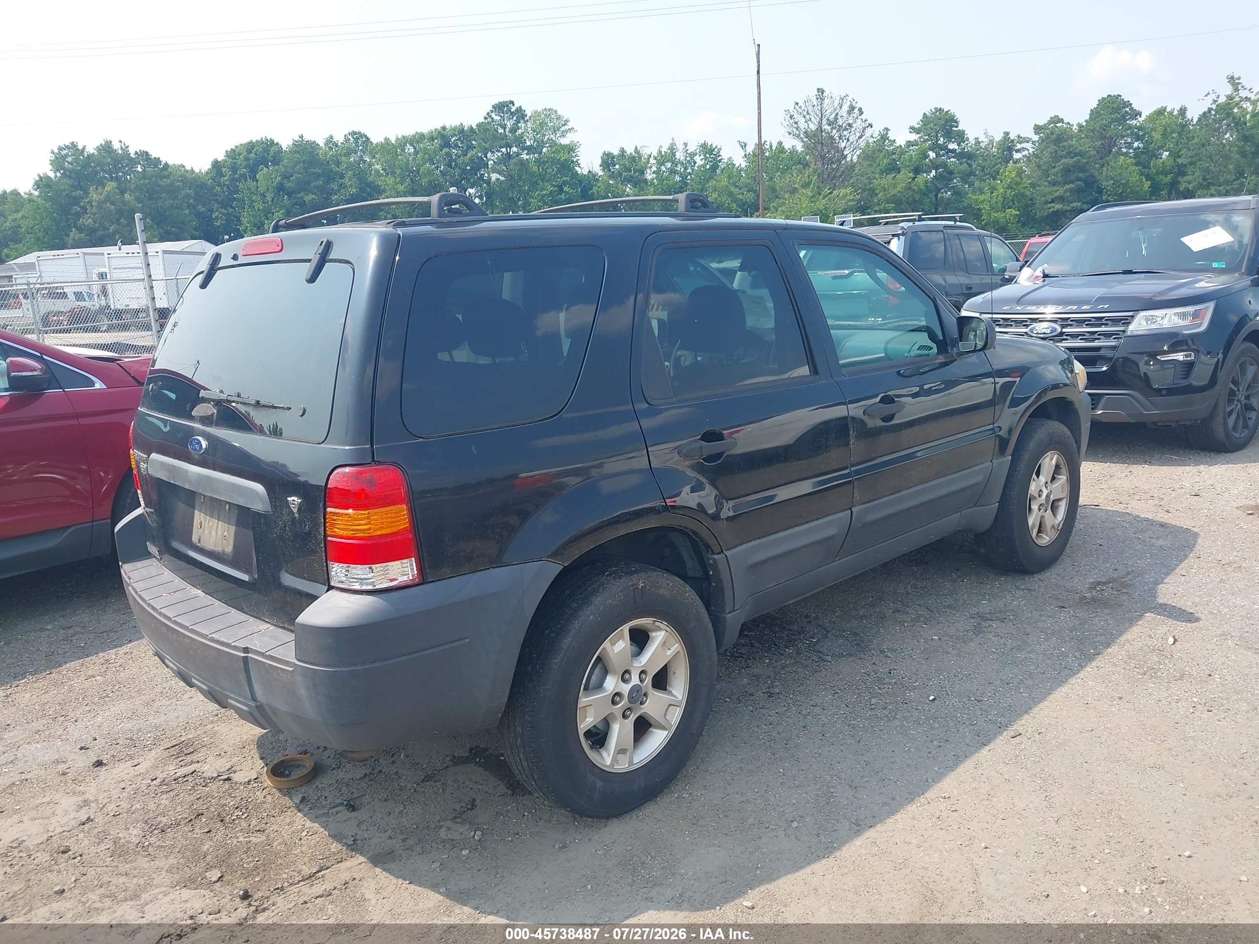 2006 Ford Escape Xlt/xlt Sport Black vin: 1FMYU03126KA97481