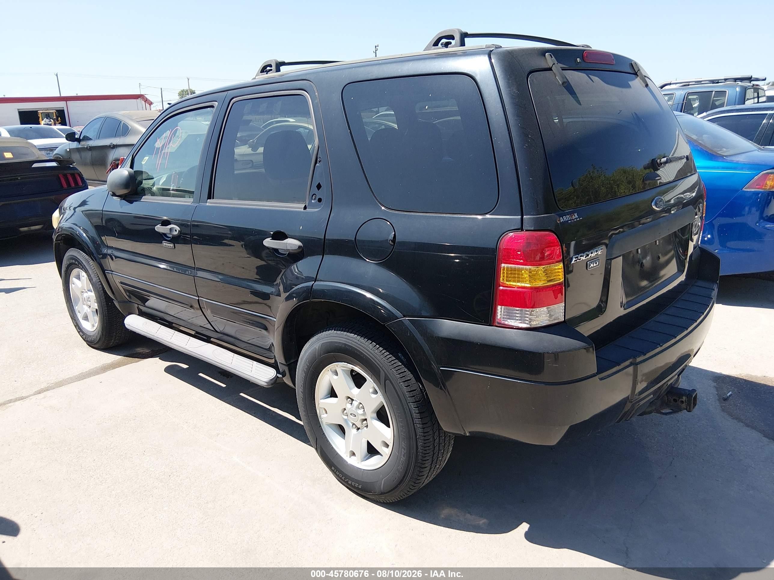 2007 Ford Escape Xlt/xlt Sport Black vin: 1FMYU03127KA25701