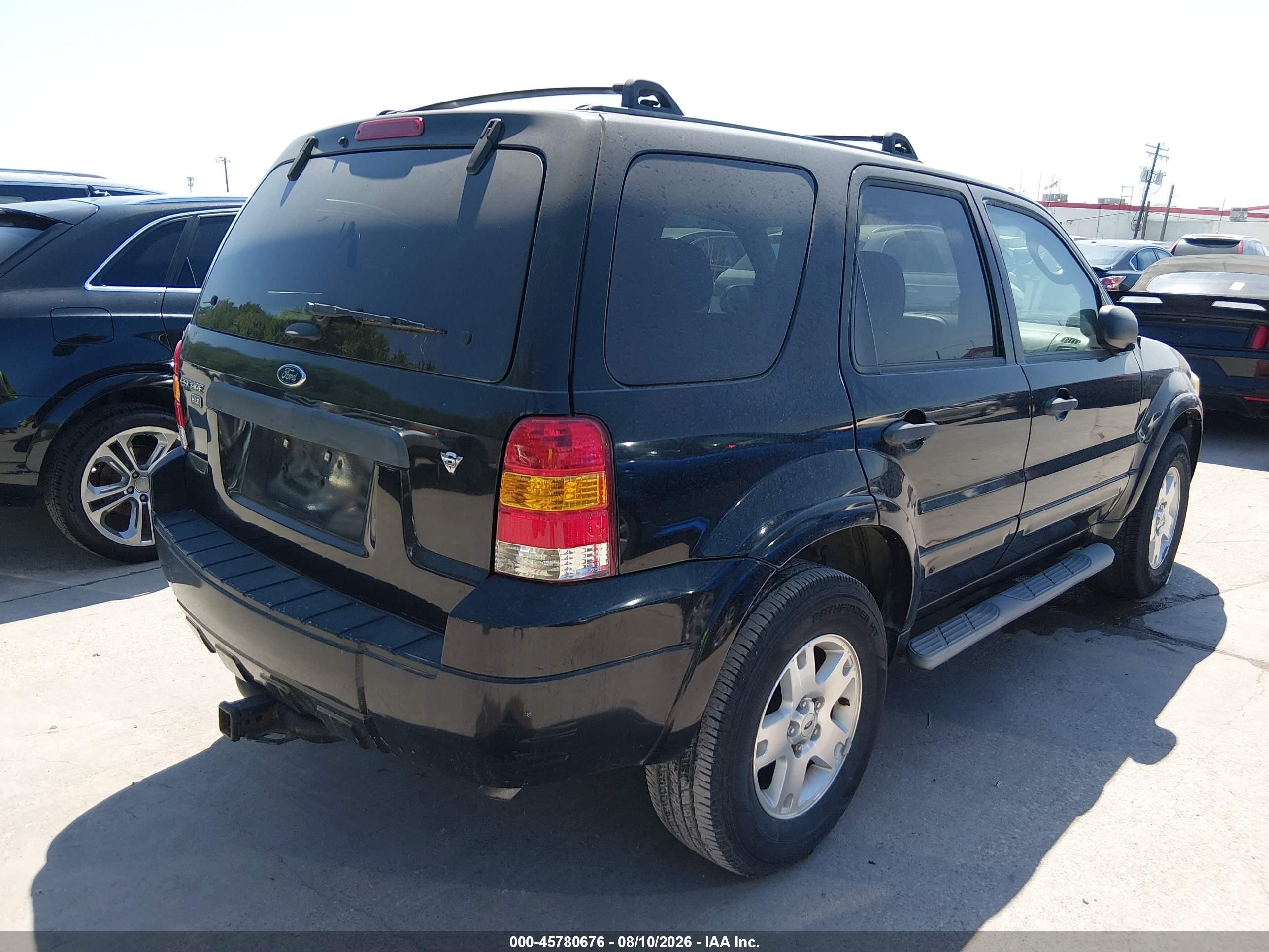 2007 Ford Escape Xlt/xlt Sport Black vin: 1FMYU03127KA25701
