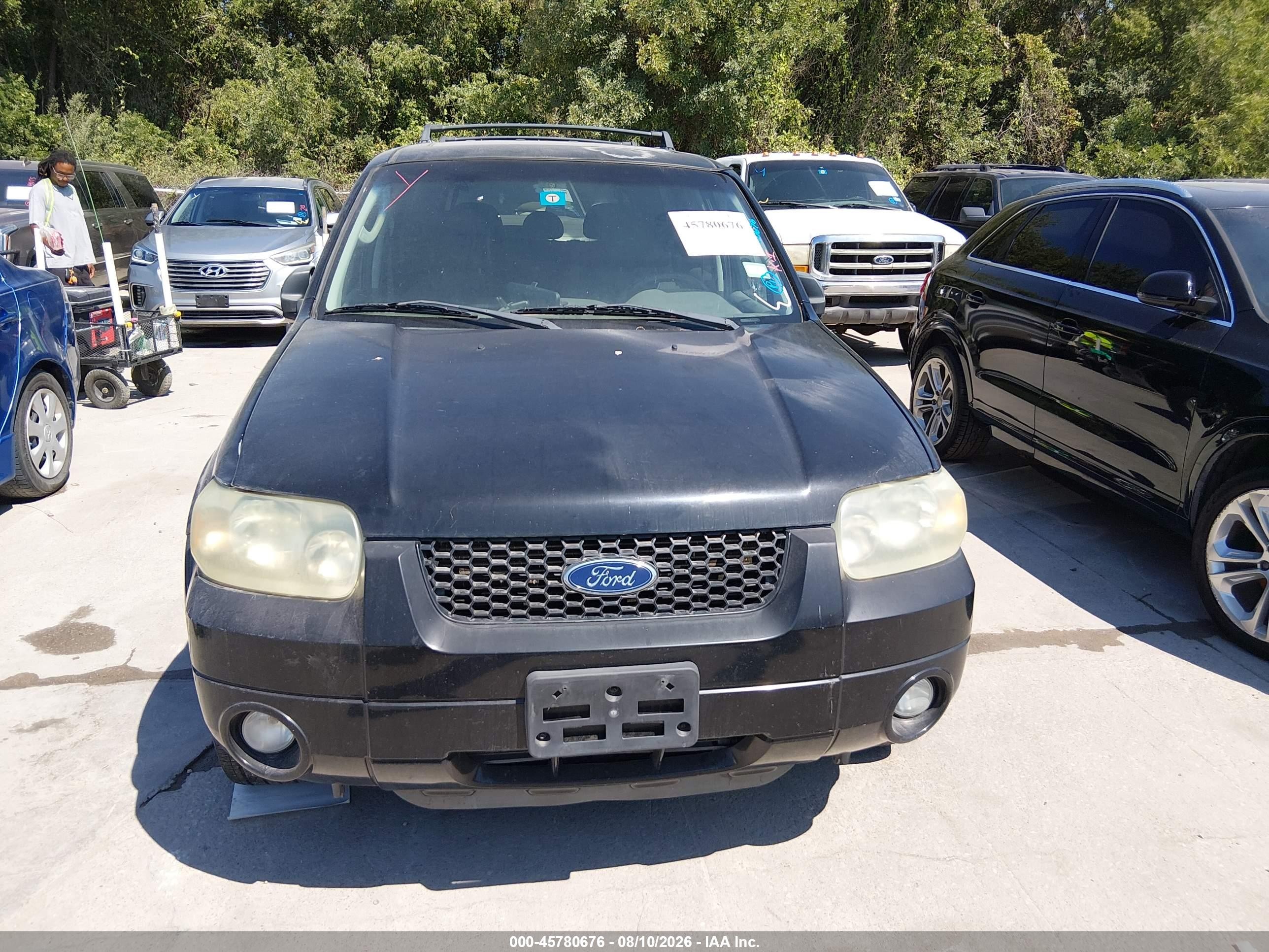 2007 Ford Escape Xlt/xlt Sport Black vin: 1FMYU03127KA25701