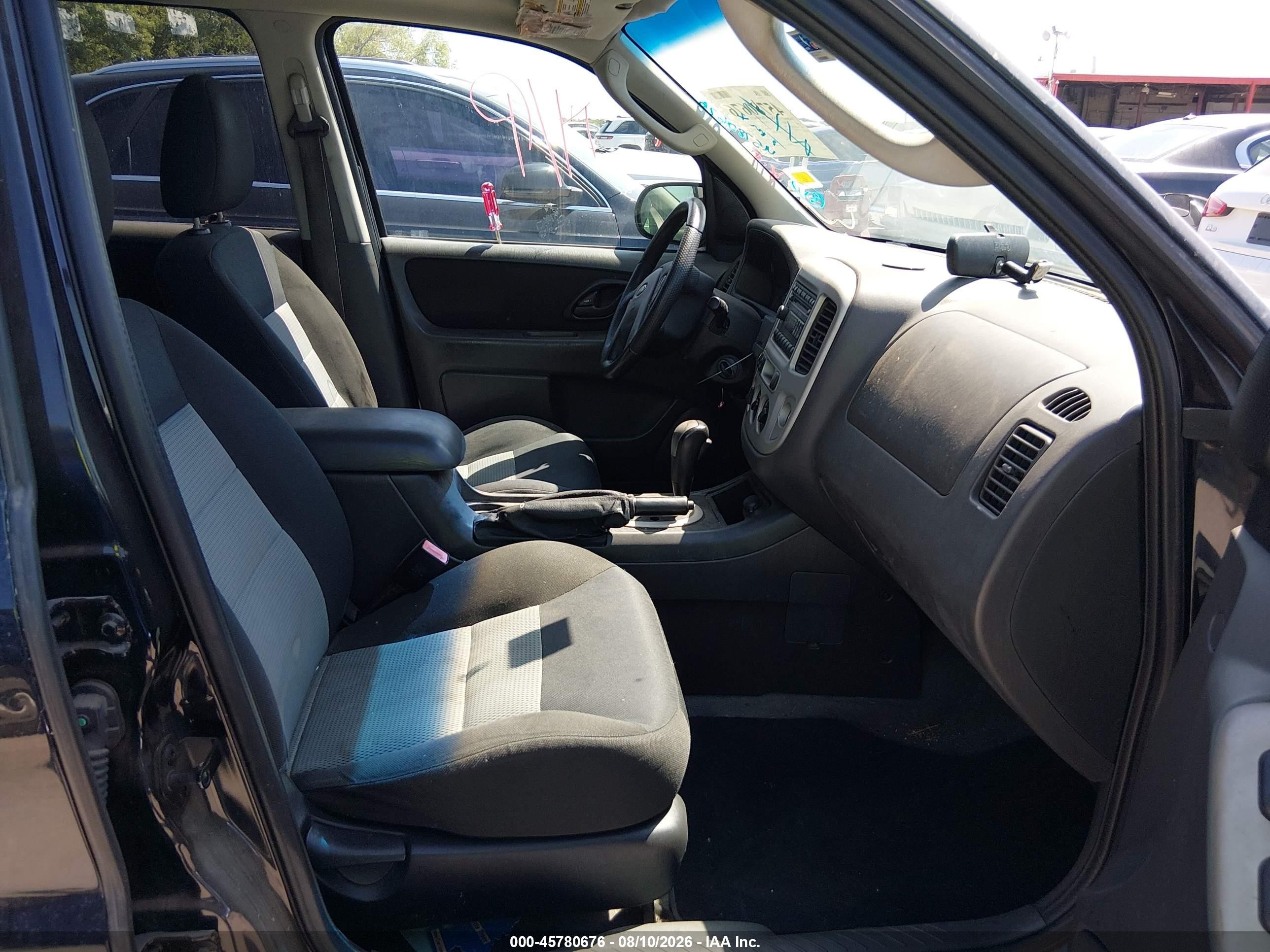 2007 Ford Escape Xlt/xlt Sport Black vin: 1FMYU03127KA25701