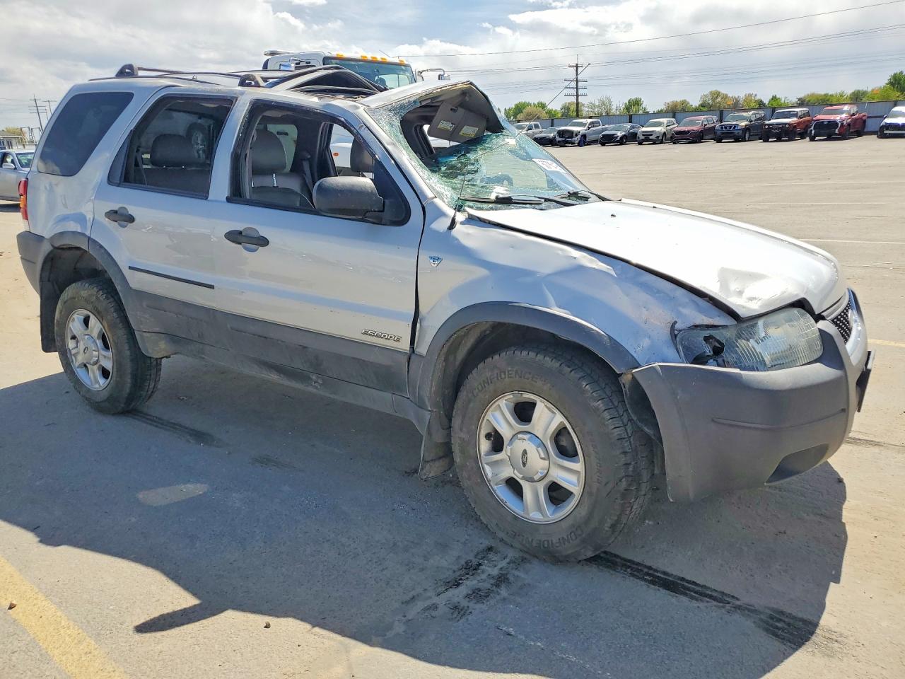 2002 Ford Escape Xlt Silver vin: 1FMYU03132KD67506