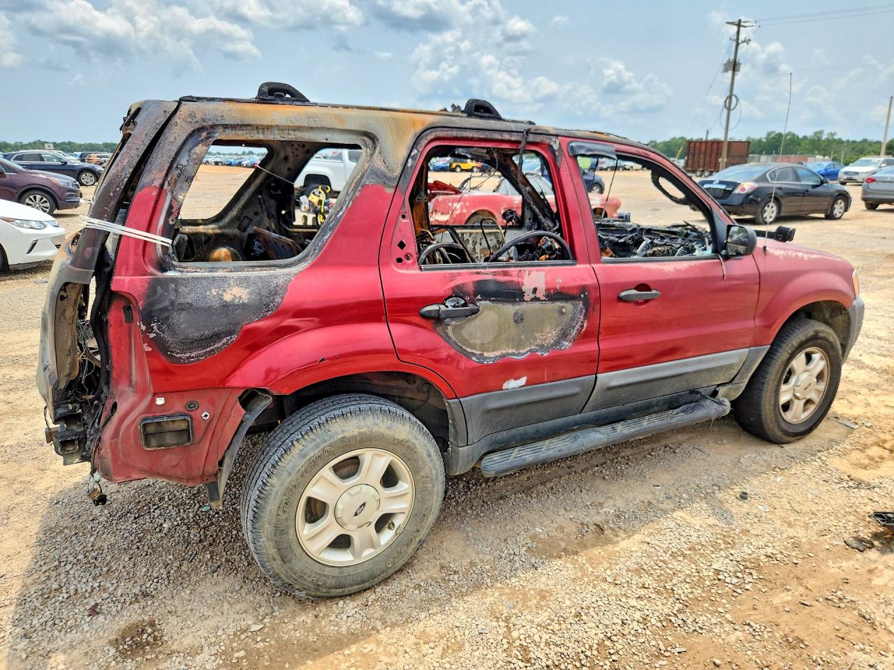 2003 Ford Escape Xlt Red vin: 1FMYU03133KE03728