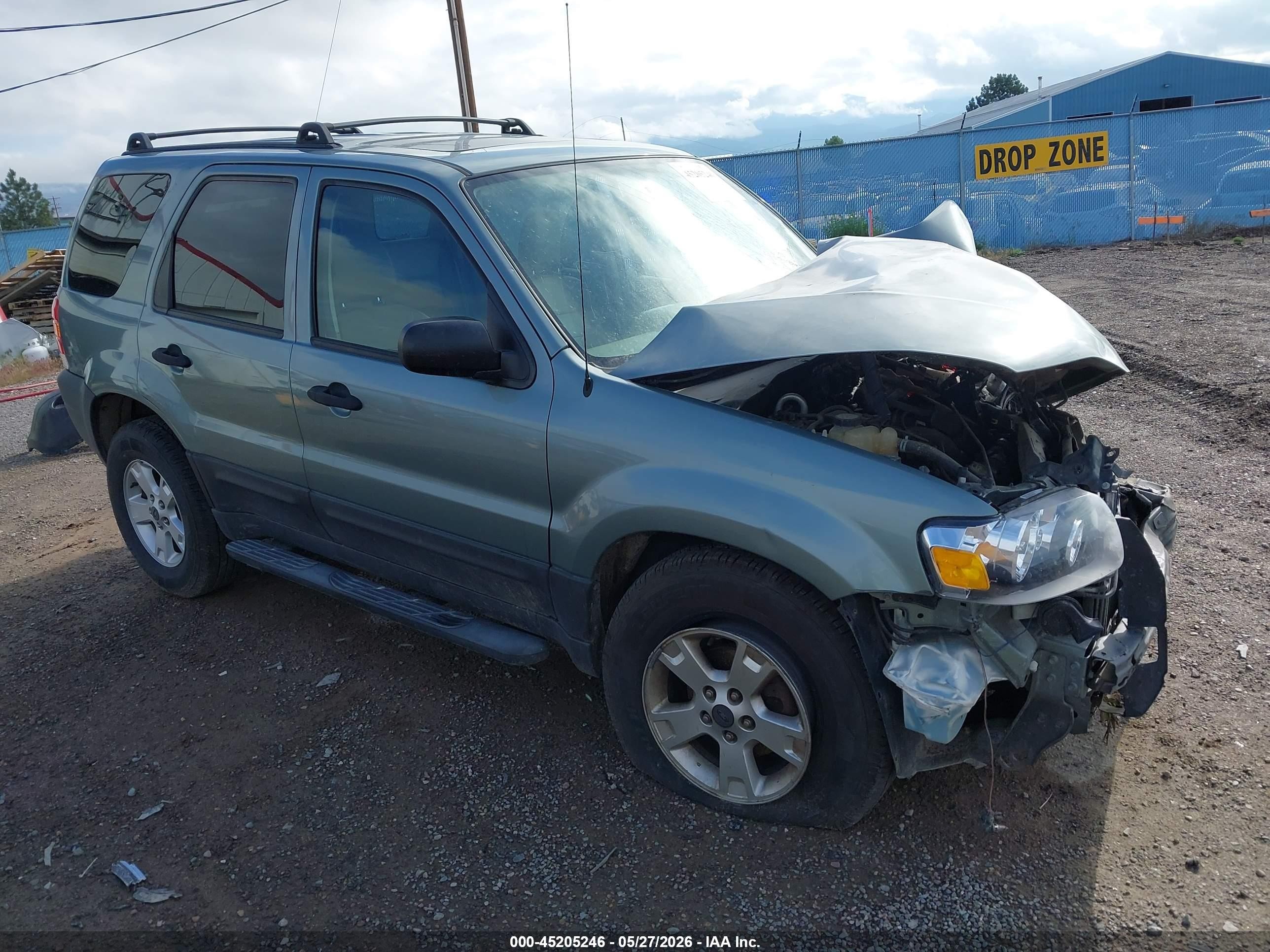 2005 Ford Escape Xlt Синий vin: 1FMYU03135KD40102