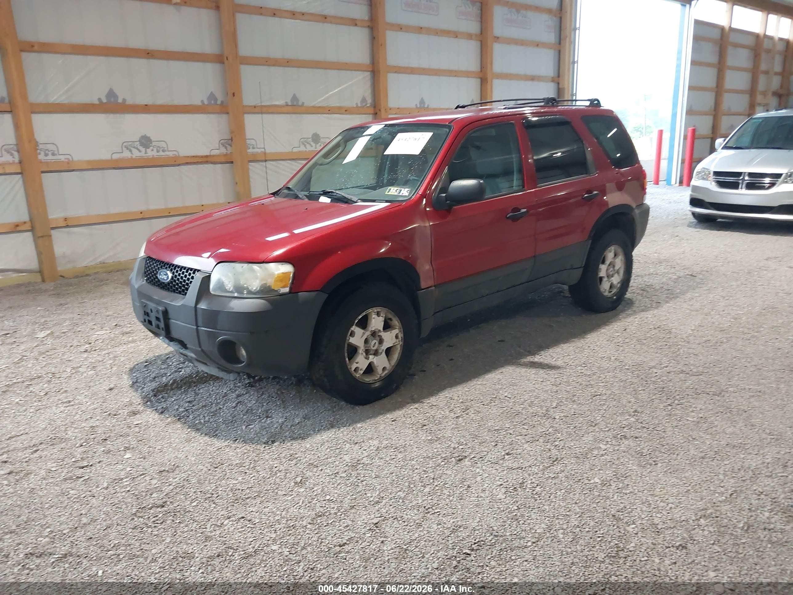 2006 Ford Escape Xlt/xlt Sport Red vin: 1FMYU03136KB87982