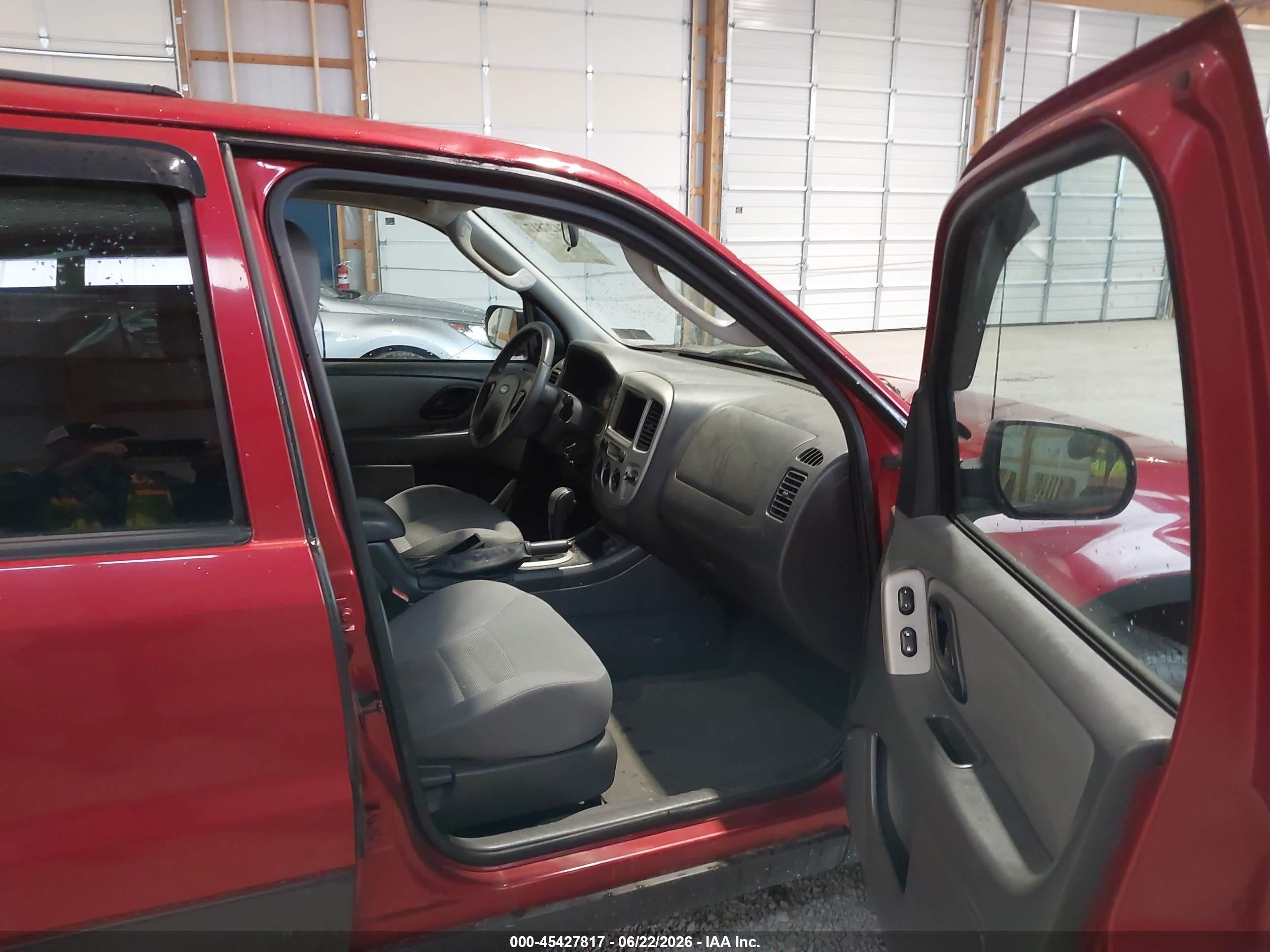 2006 Ford Escape Xlt/xlt Sport Red vin: 1FMYU03136KB87982