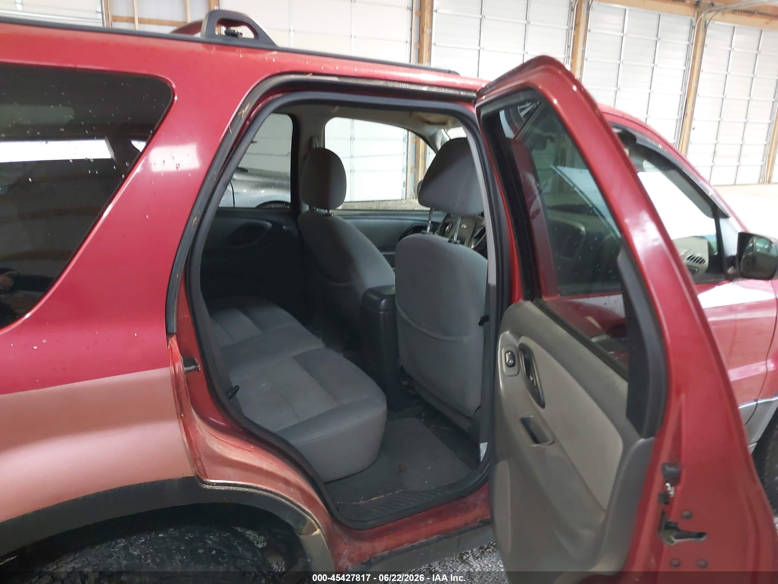 2006 Ford Escape Xlt/xlt Sport Red vin: 1FMYU03136KB87982