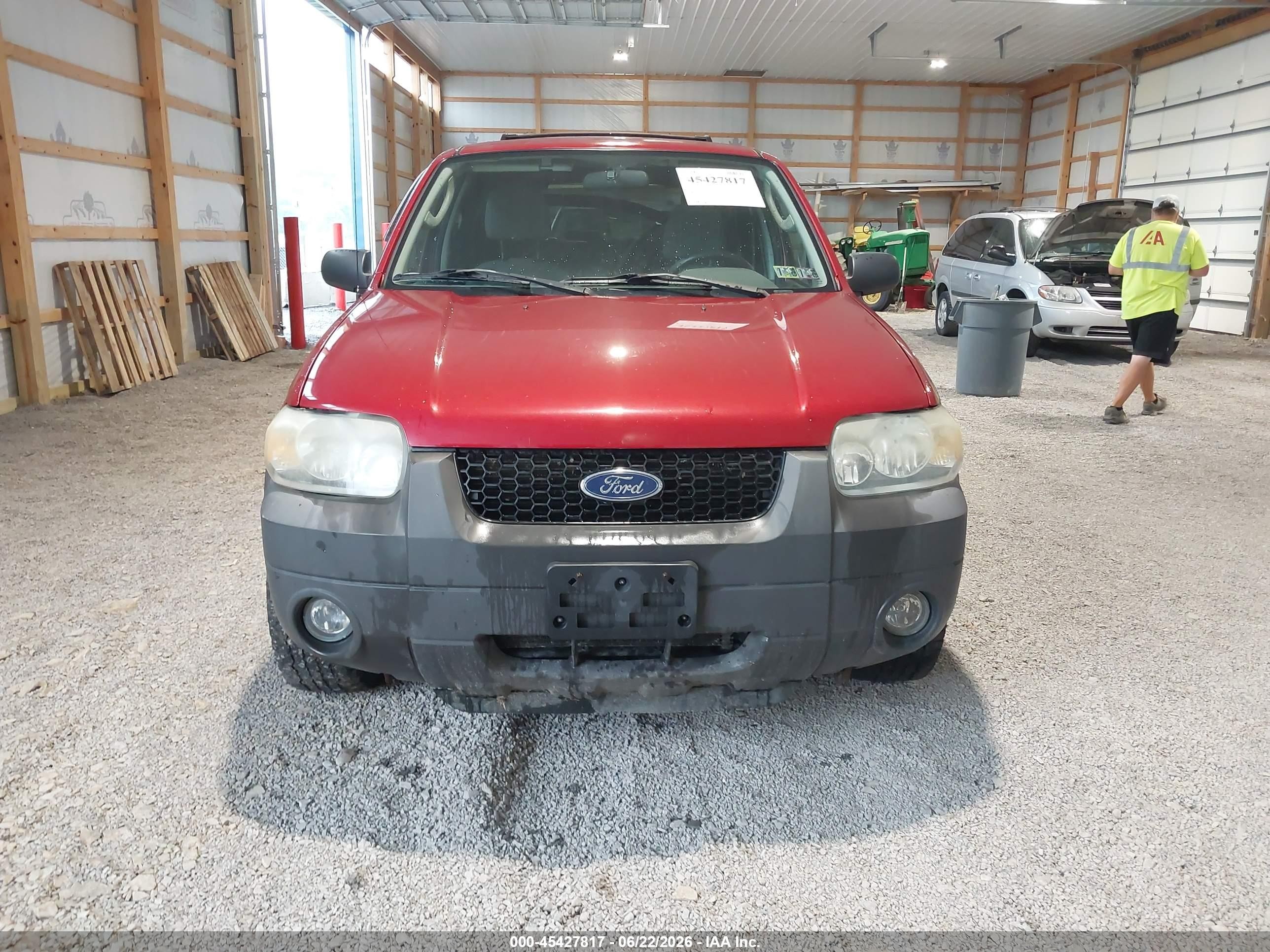 2006 Ford Escape Xlt/xlt Sport Red vin: 1FMYU03136KB87982