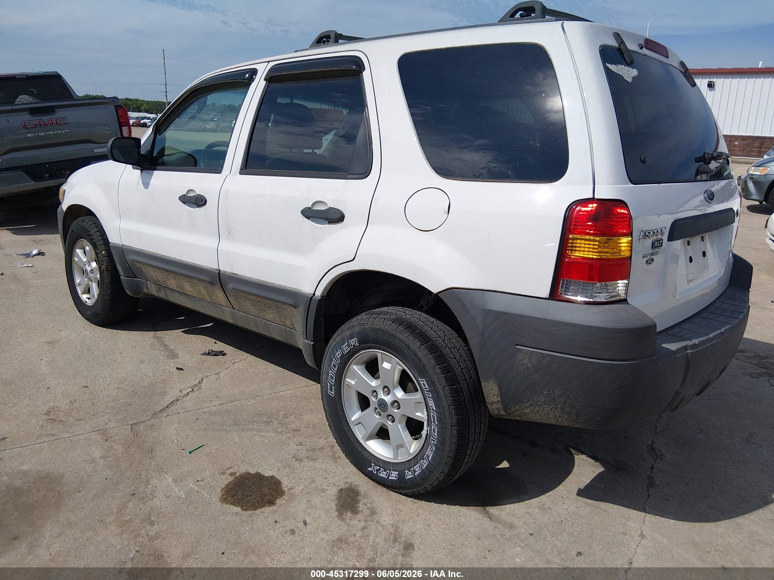 2007 Ford Escape Xlt/xlt Sport White vin: 1FMYU03137KA85566