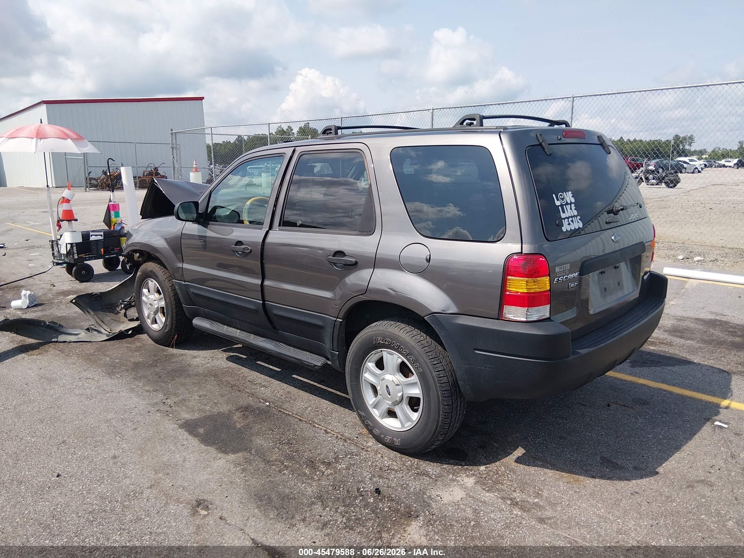 2004 Ford Escape Xlt Gray vin: 1FMYU03144DA23660
