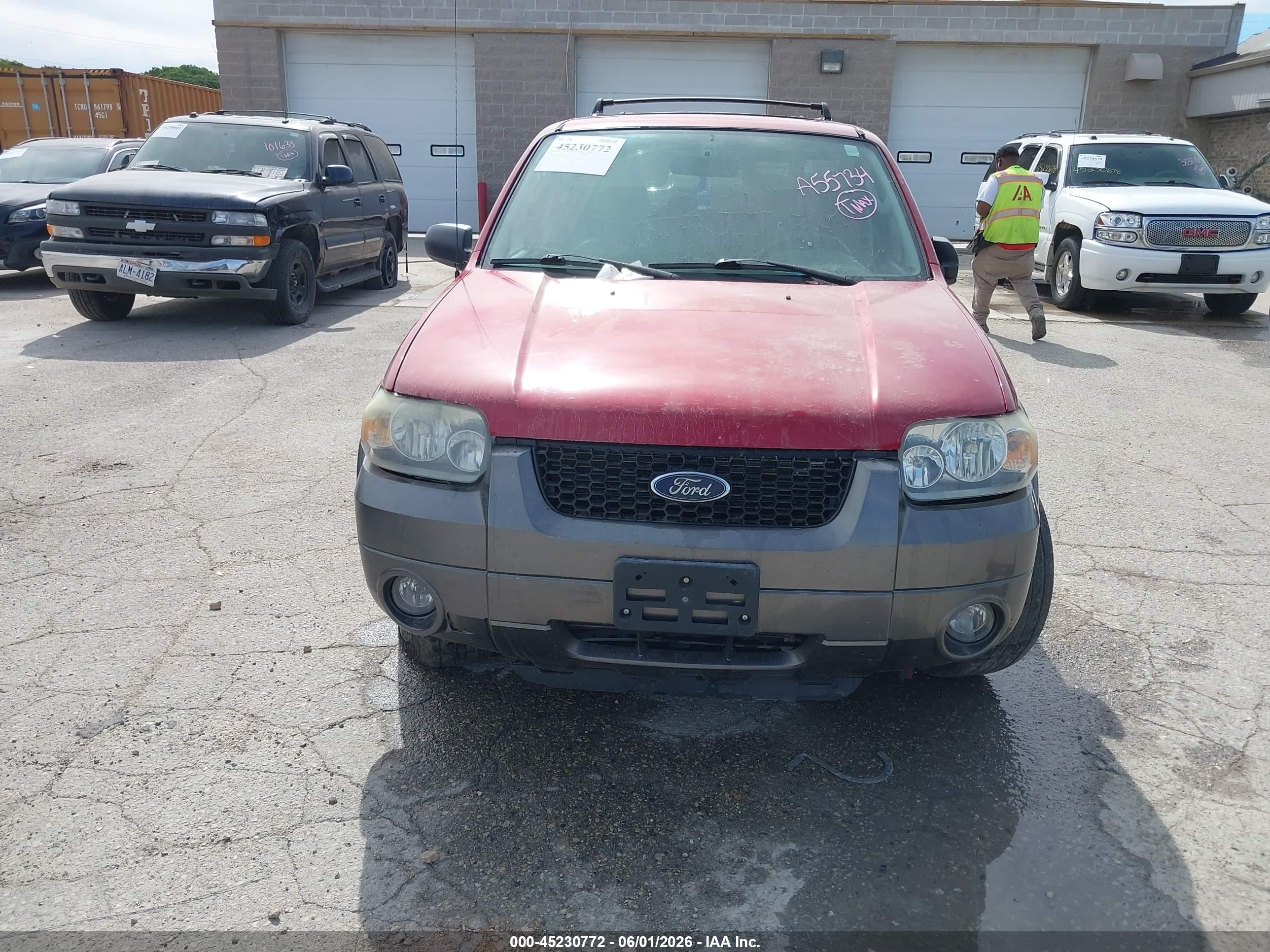 2006 Ford Escape Xlt/xlt Sport Red vin: 1FMYU03146KA55734