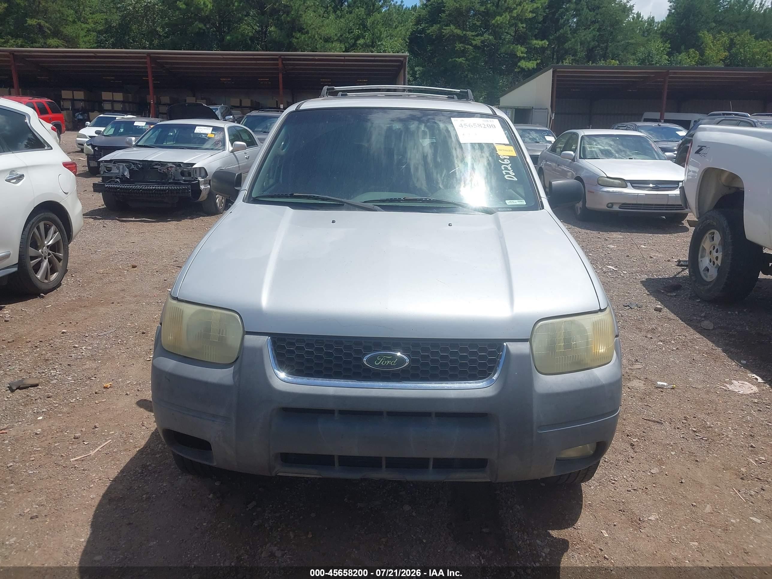 2002 Ford Escape Xlt Silver vin: 1FMYU03152KD22681