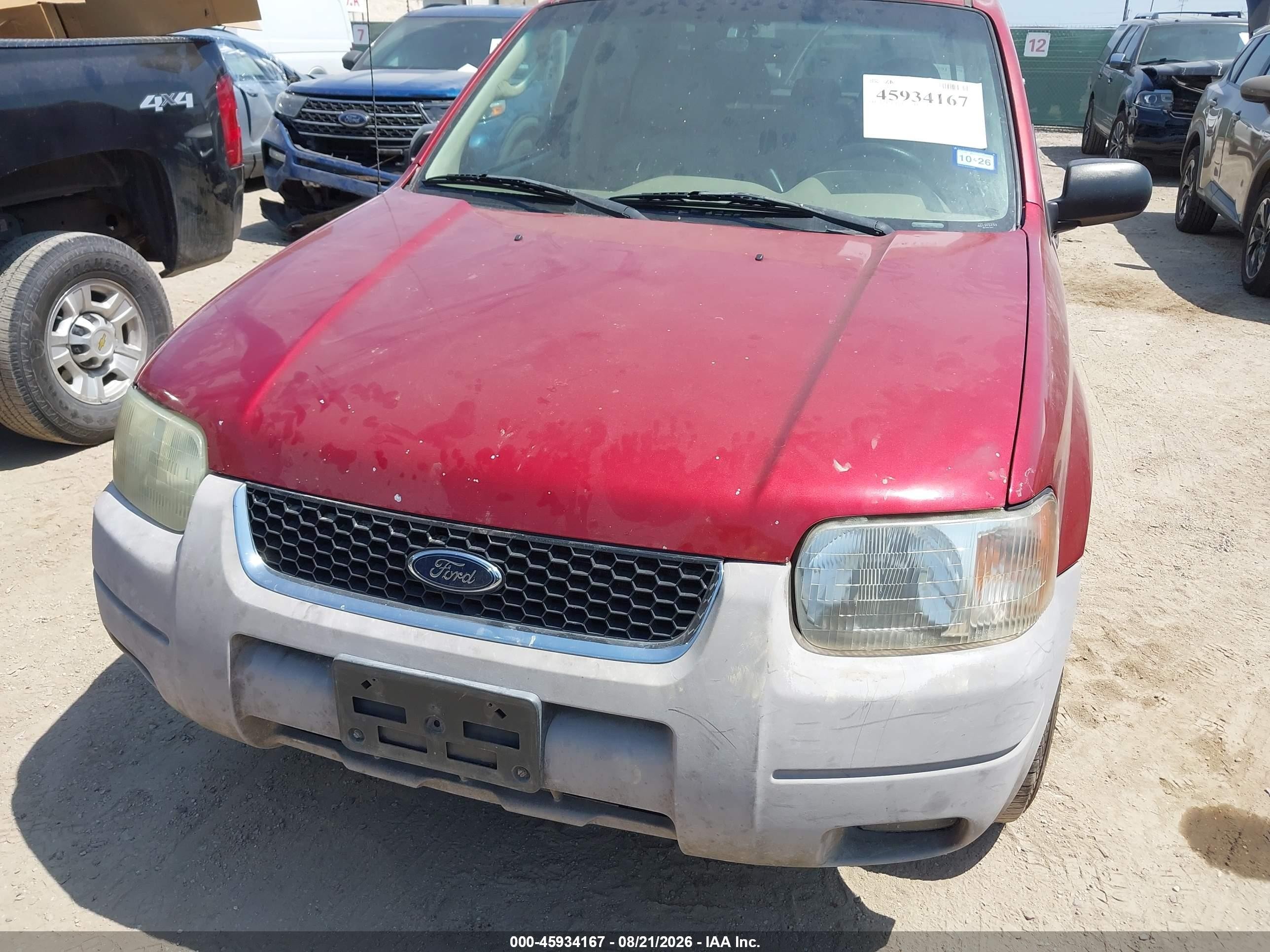 2004 Ford Escape Xlt Red vin: 1FMYU03154KA72443