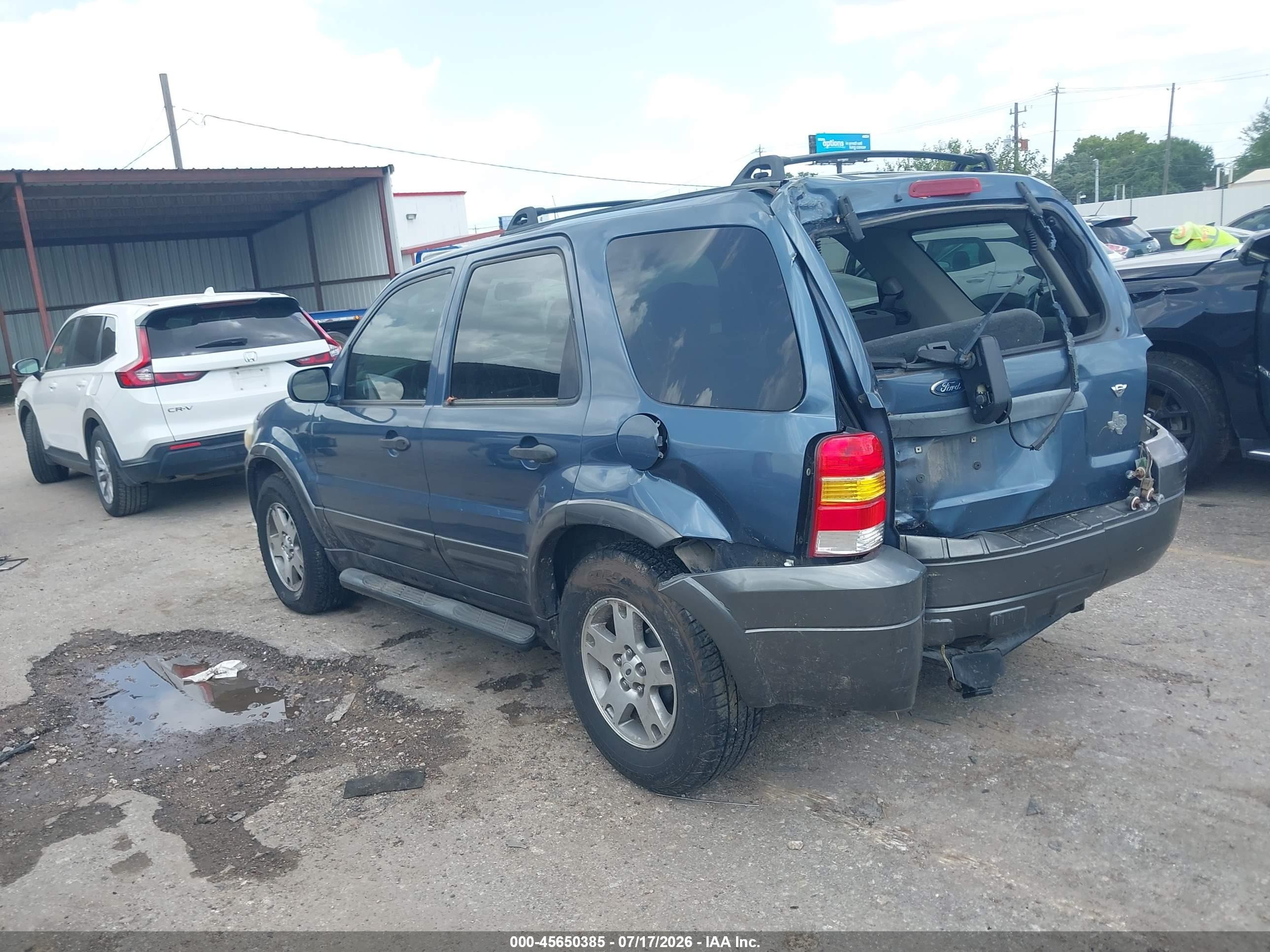 2005 Ford Escape Xlt Синий vin: 1FMYU03165KB77333