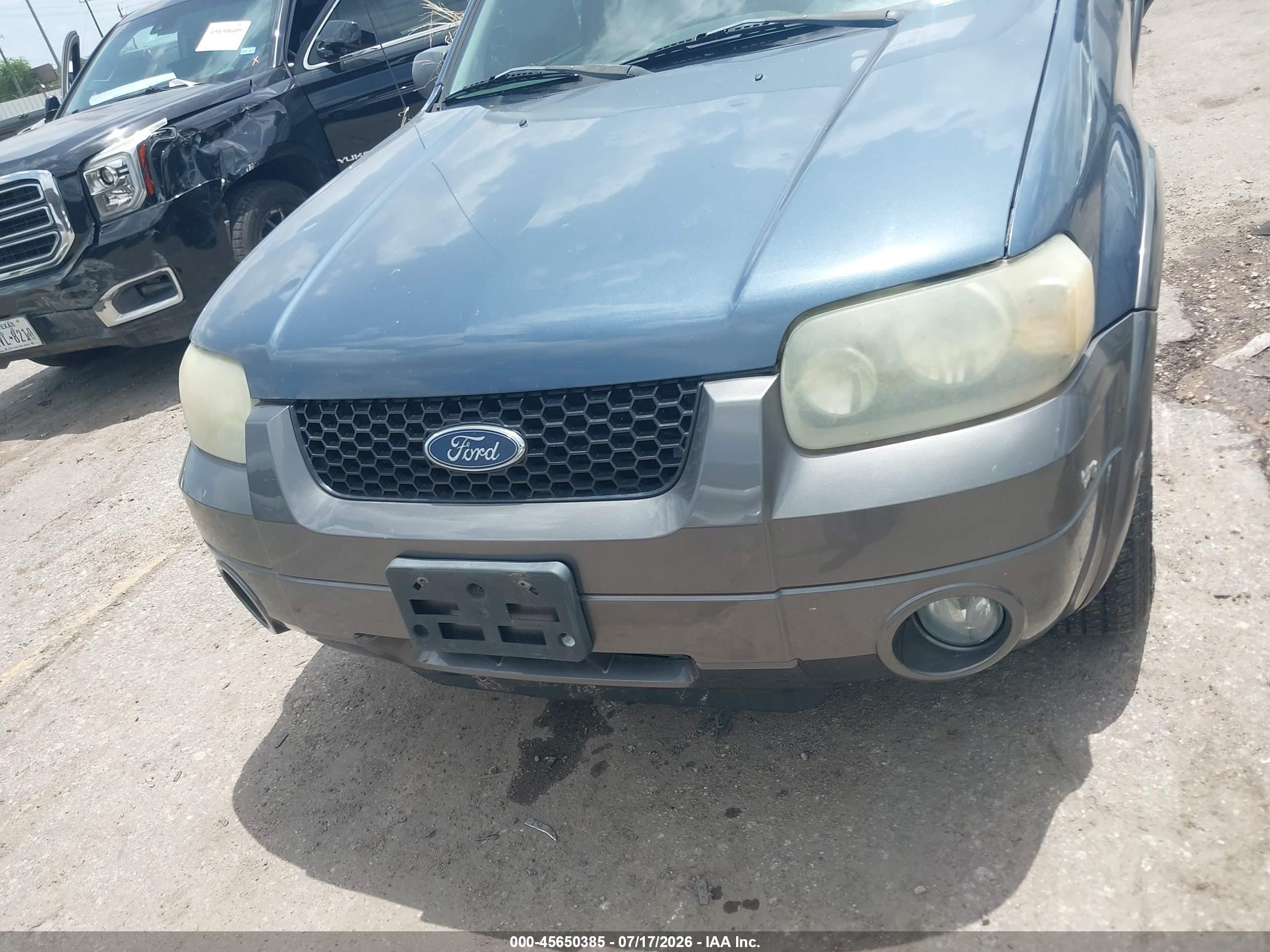 2005 Ford Escape Xlt Синий vin: 1FMYU03165KB77333