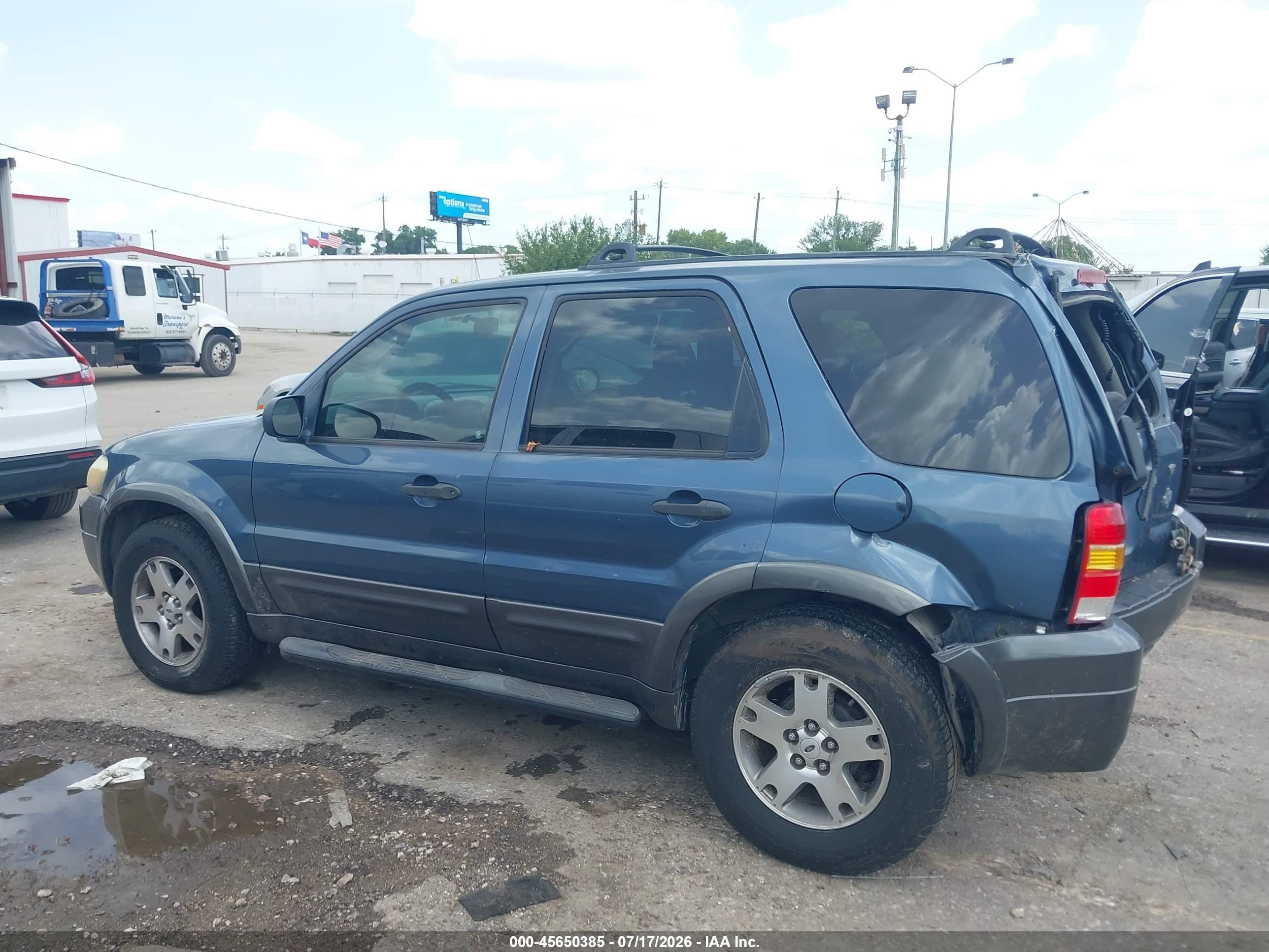 2005 Ford Escape Xlt Синий vin: 1FMYU03165KB77333