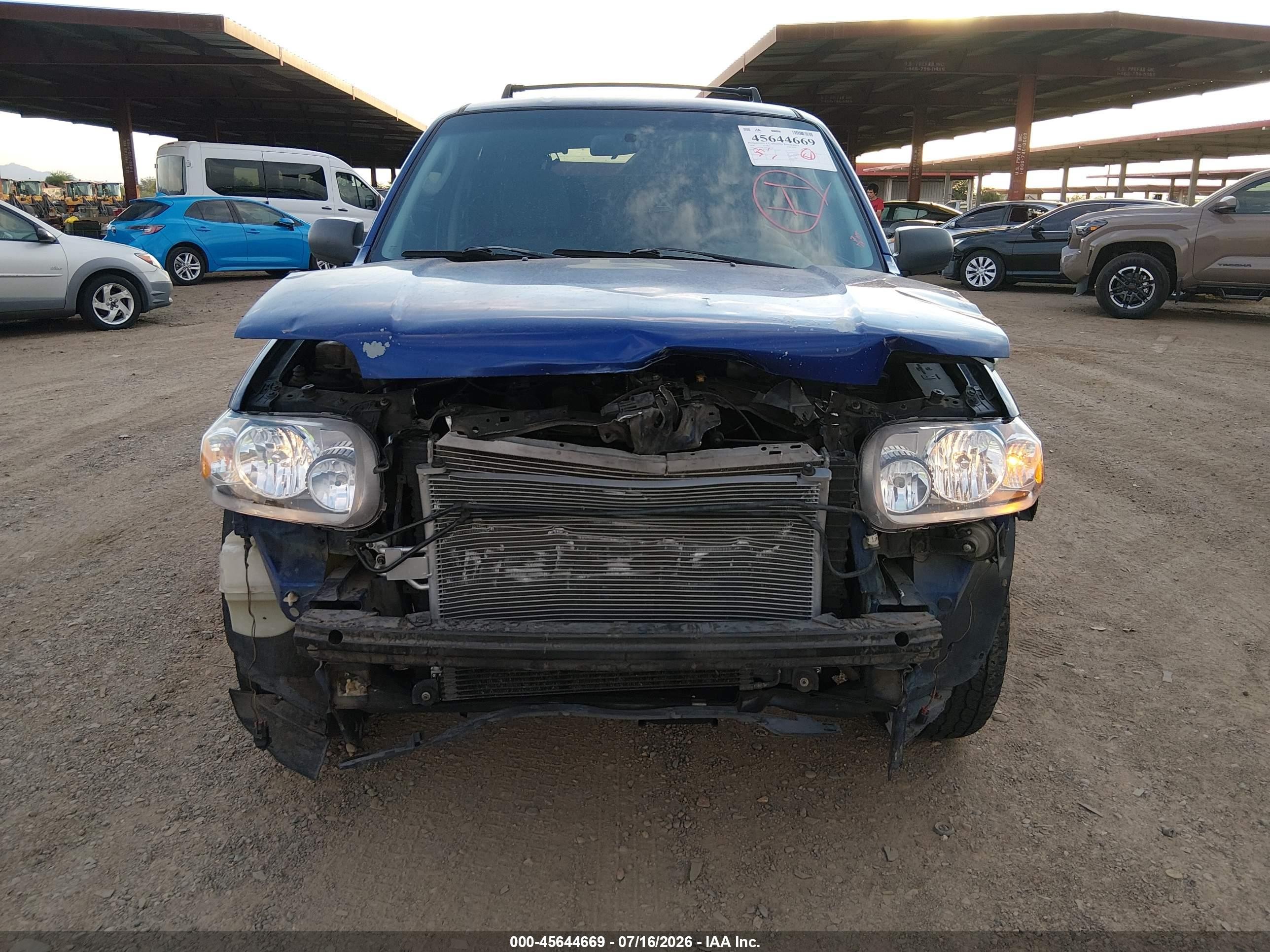 2006 Ford Escape Xlt/xlt Sport Blue vin: 1FMYU03166KB67399