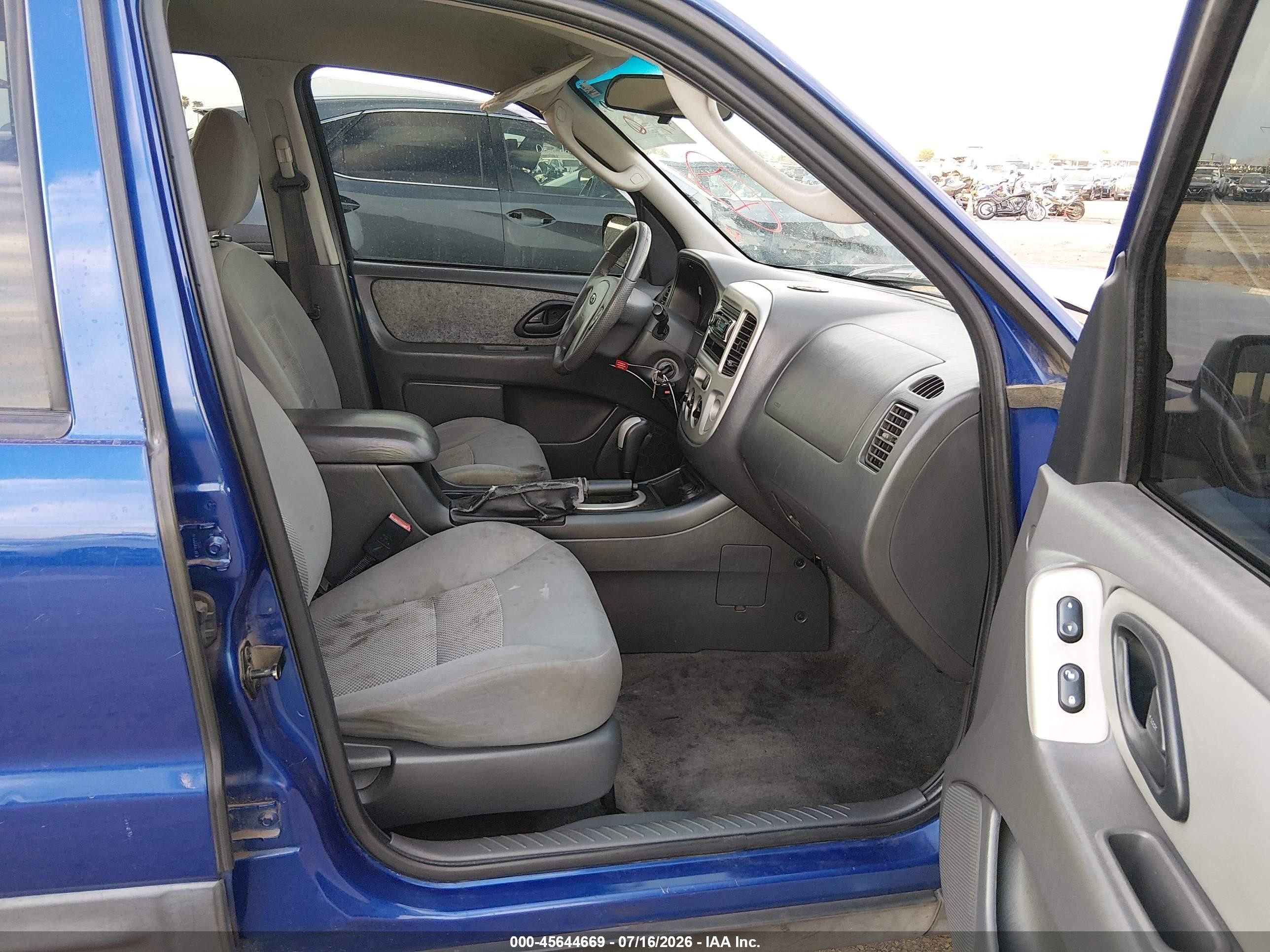 2006 Ford Escape Xlt/xlt Sport Blue vin: 1FMYU03166KB67399