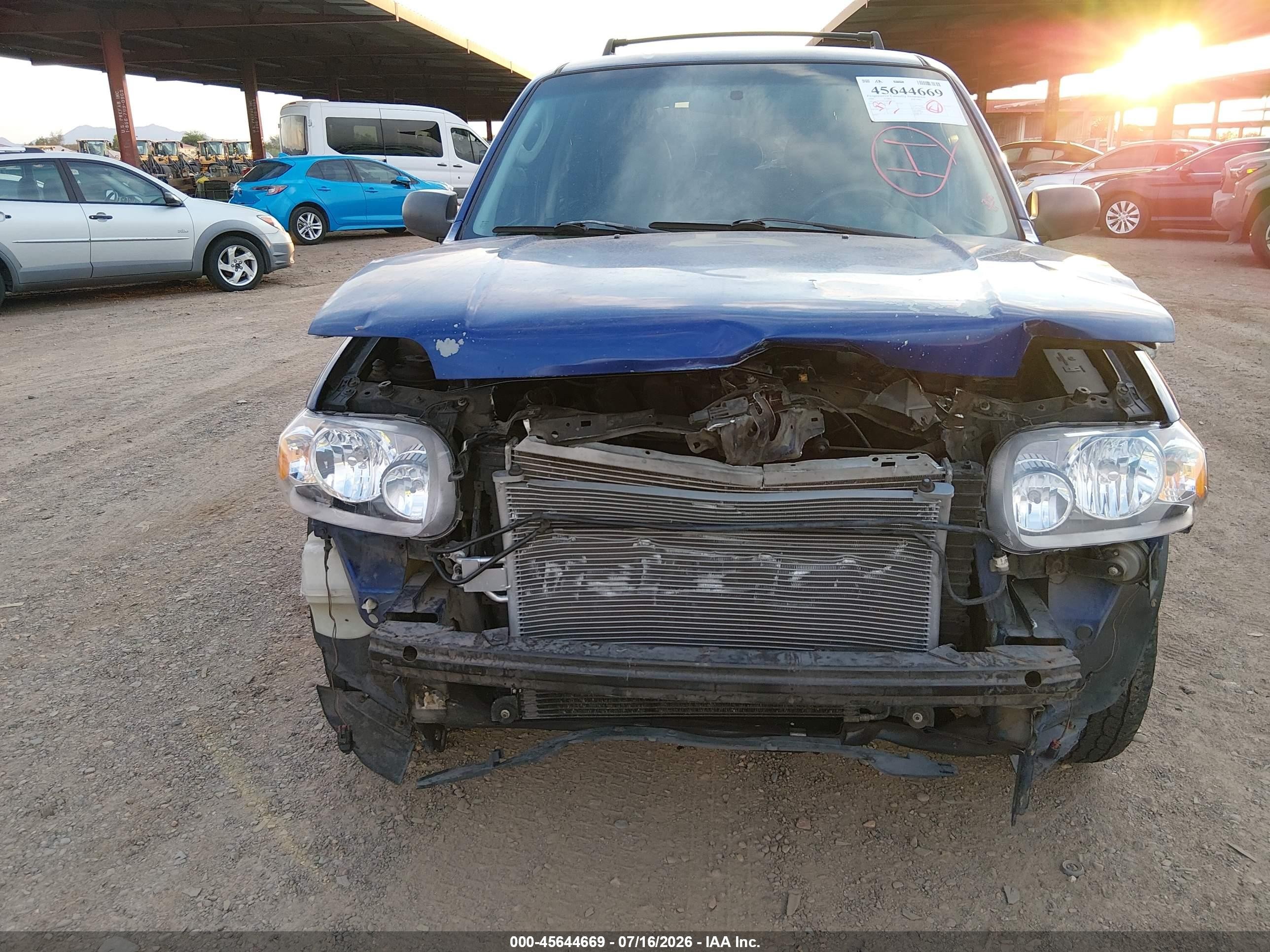 2006 Ford Escape Xlt/xlt Sport Blue vin: 1FMYU03166KB67399