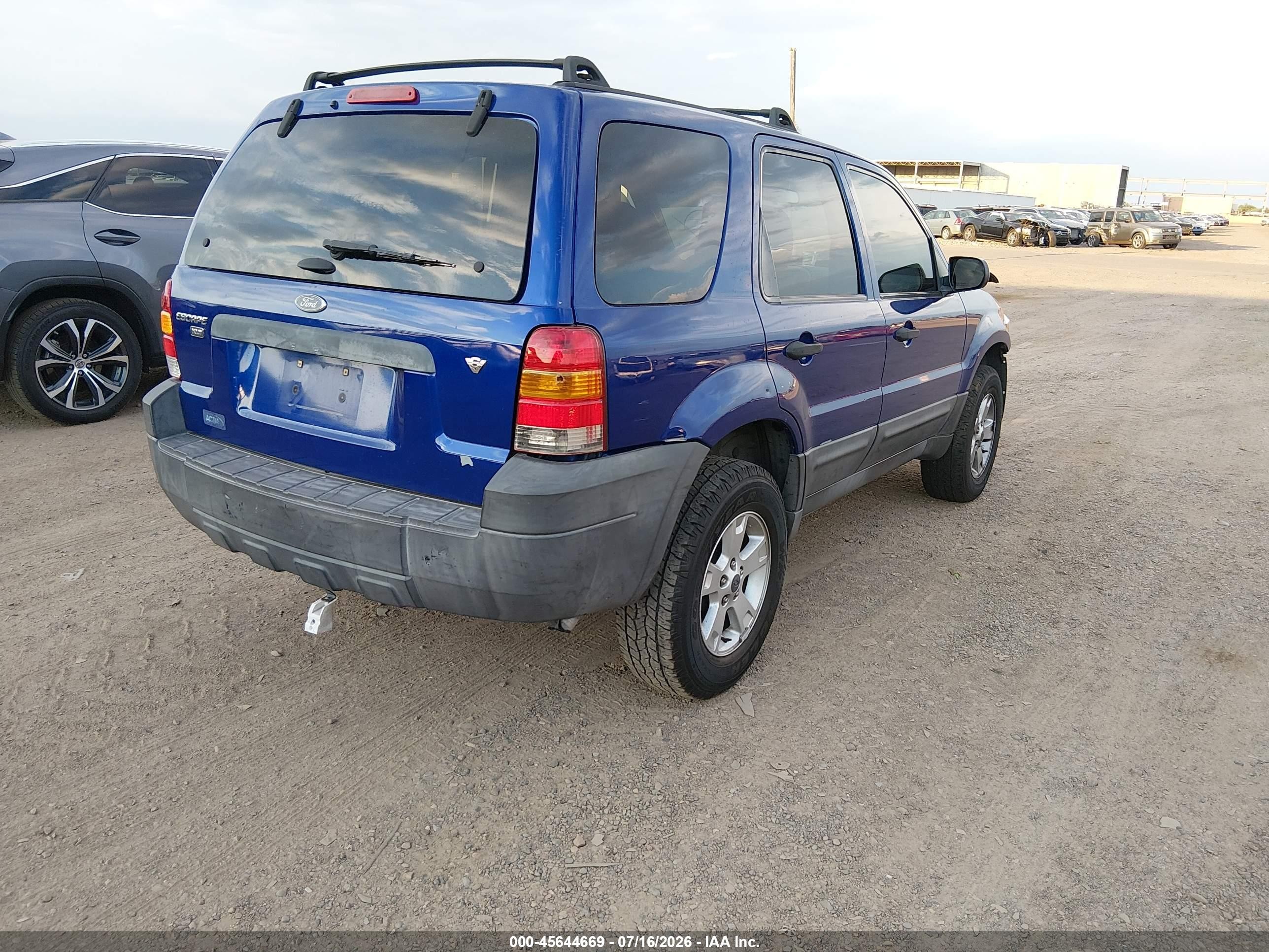 2006 Ford Escape Xlt/xlt Sport Blue vin: 1FMYU03166KB67399