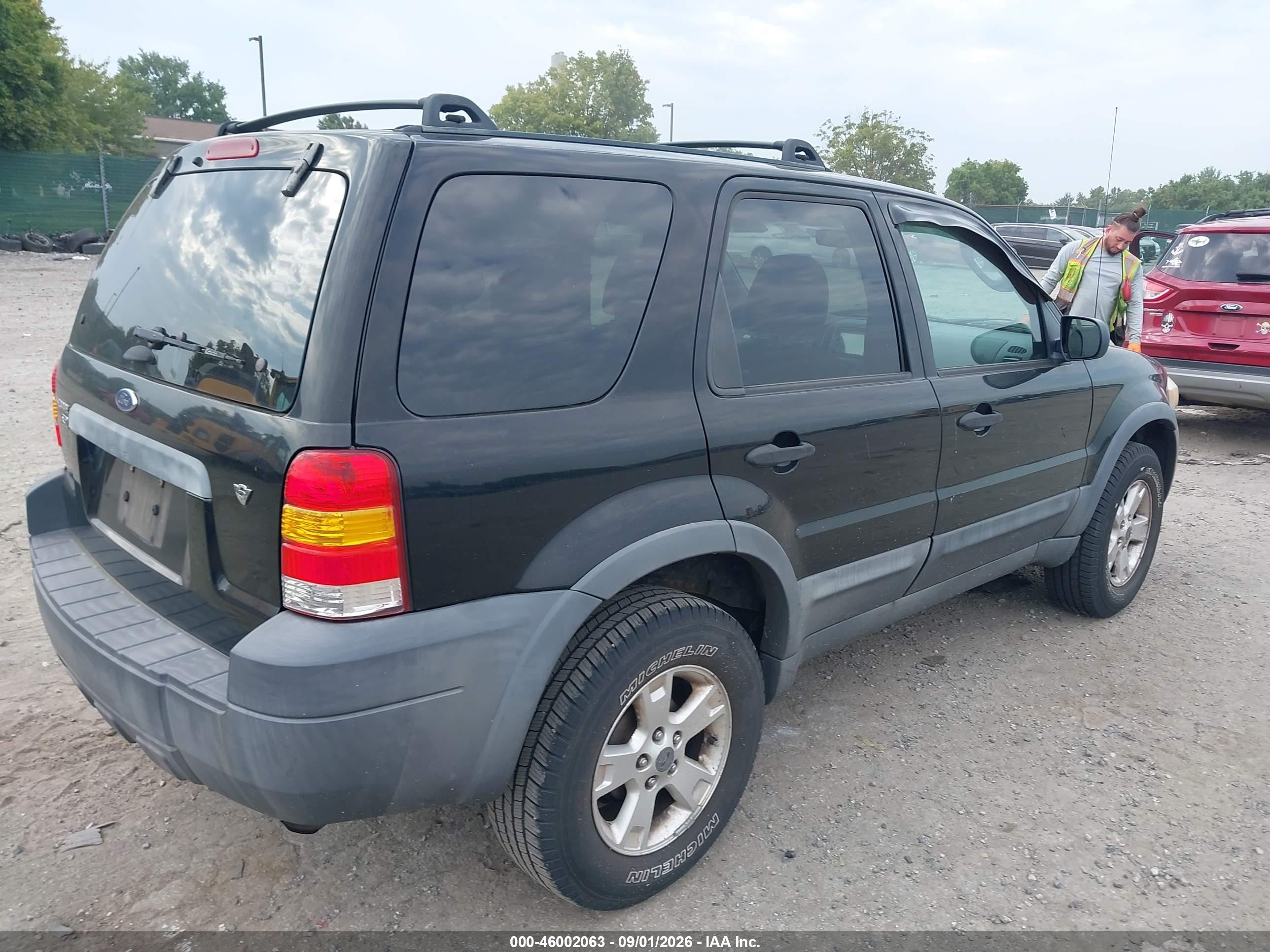 2006 Ford Escape Xlt/xlt Sport Black vin: 1FMYU03166KB85918