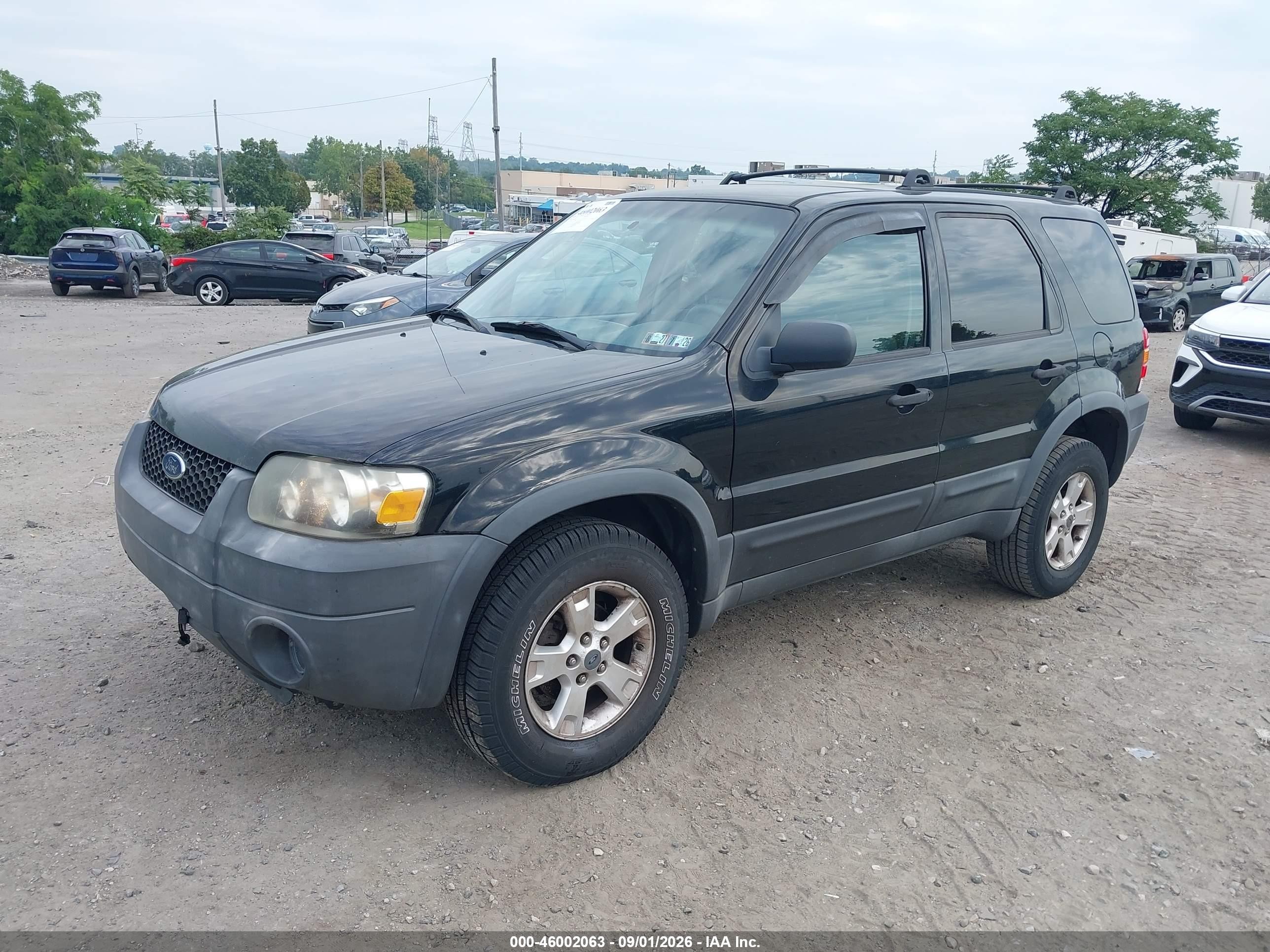 2006 Ford Escape Xlt/xlt Sport Black vin: 1FMYU03166KB85918