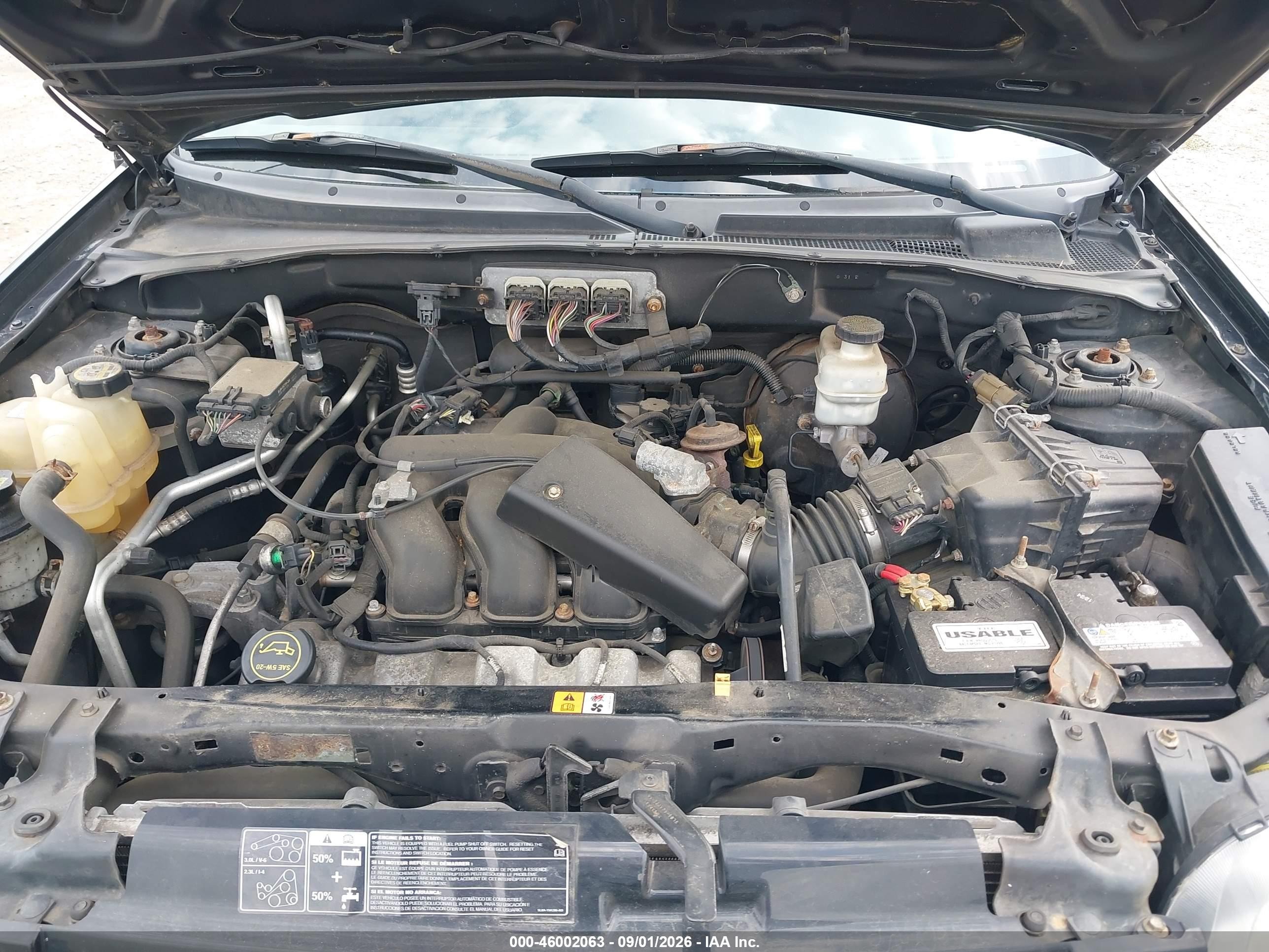 2006 Ford Escape Xlt/xlt Sport Black vin: 1FMYU03166KB85918