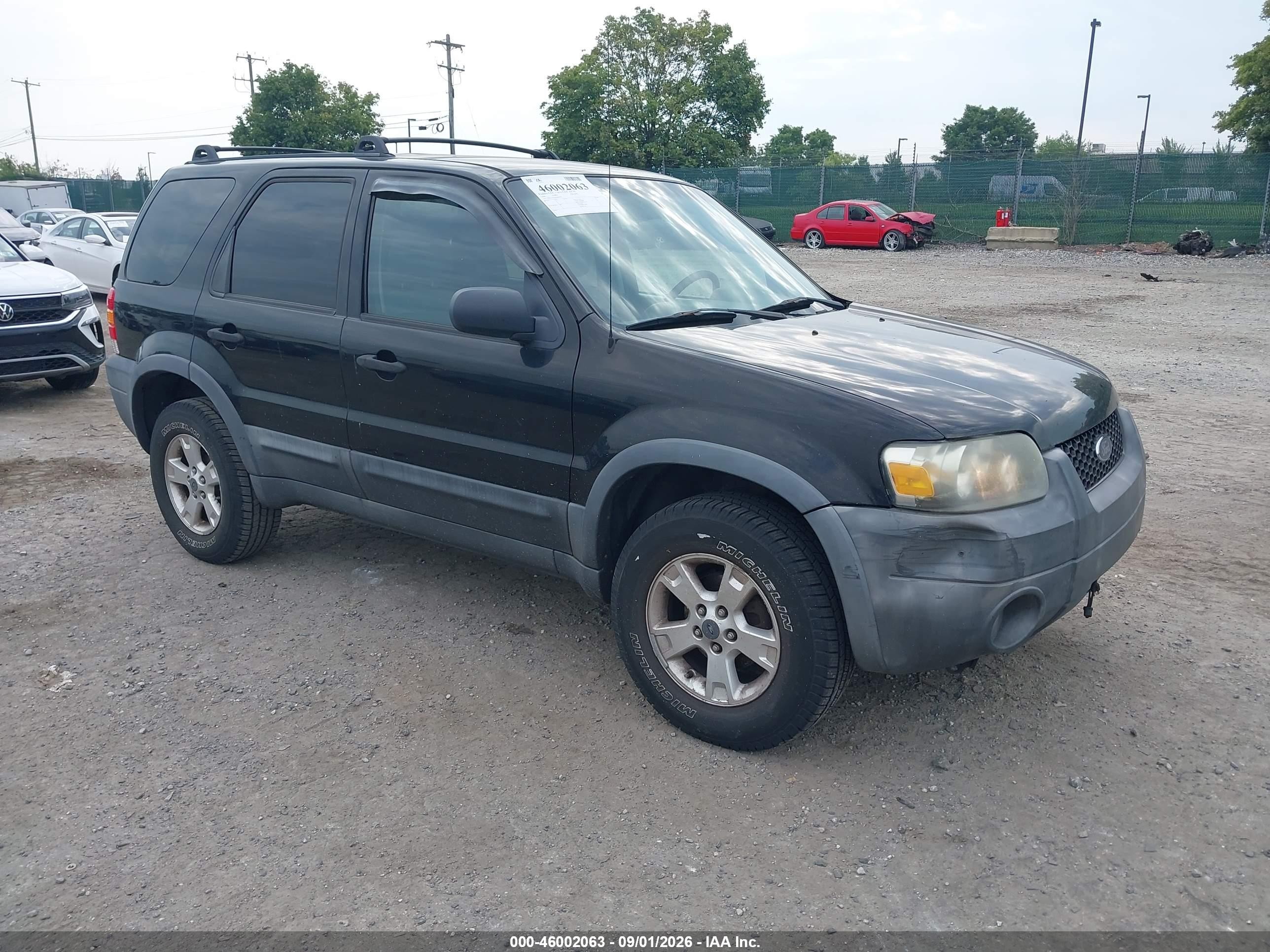2006 Ford Escape Xlt/xlt Sport Black vin: 1FMYU03166KB85918