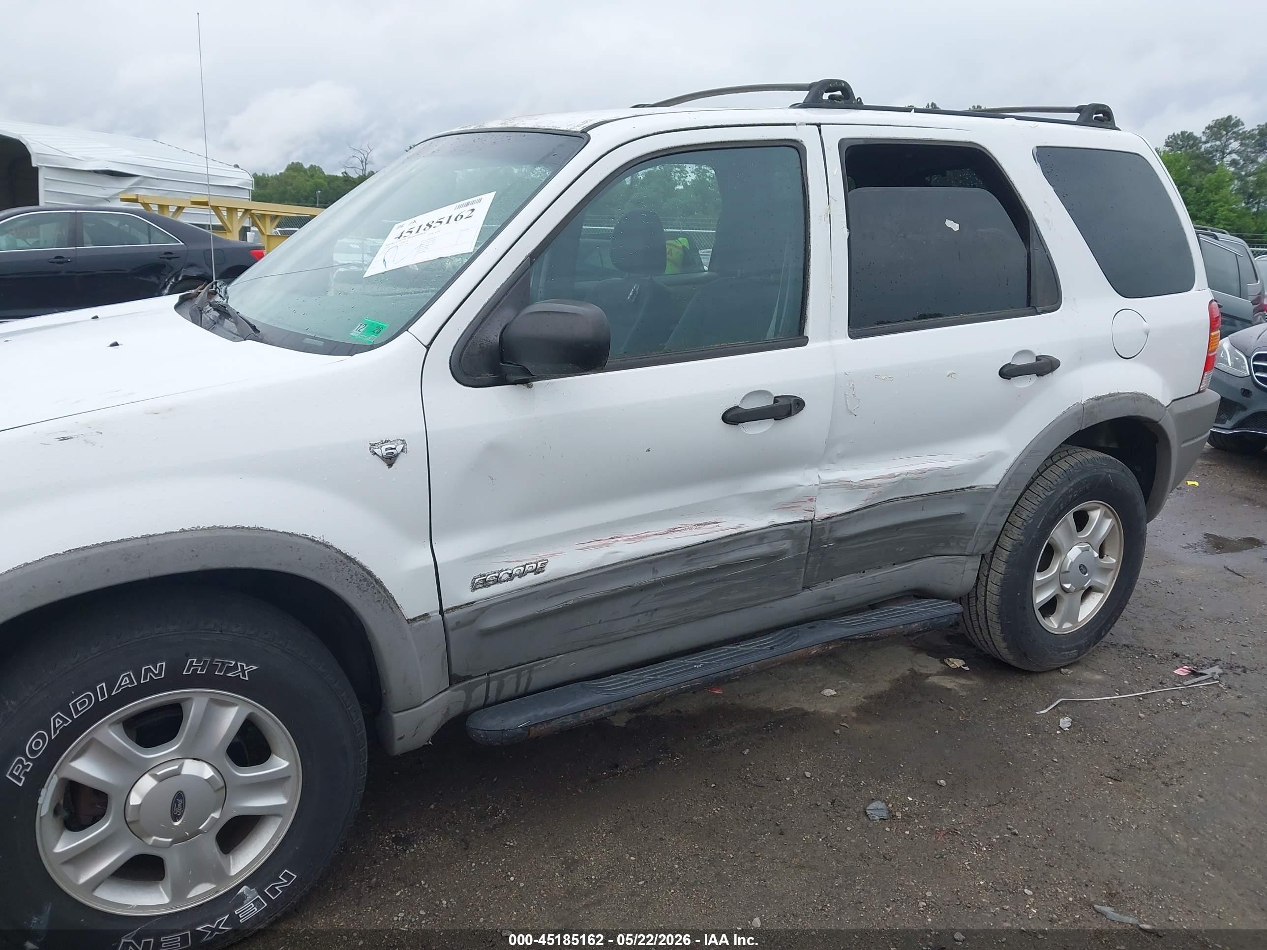 2002 Ford Escape Xlt White vin: 1FMYU03172KB37967