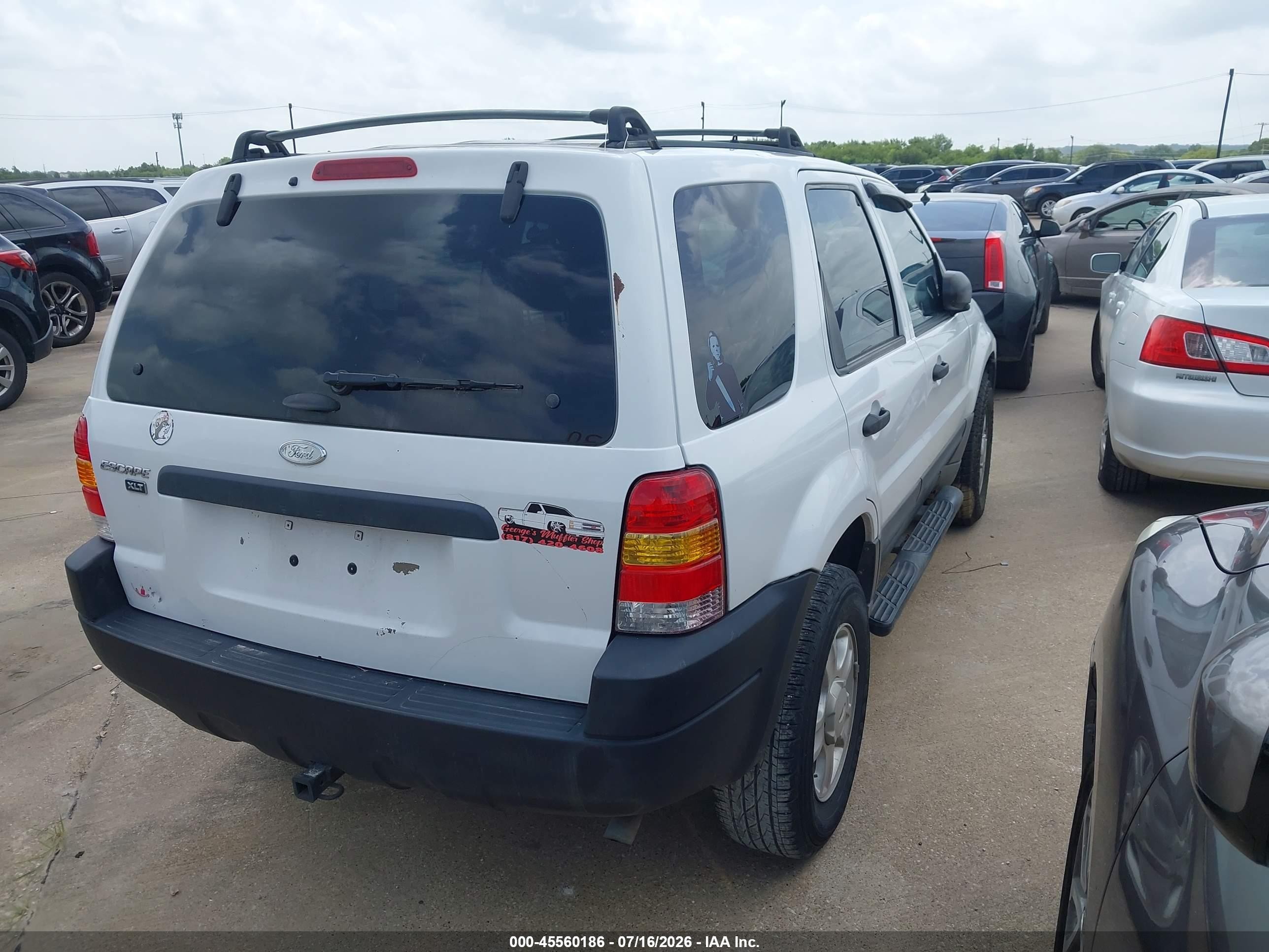 2003 Ford Escape Xlt Белый vin: 1FMYU03173KB34682