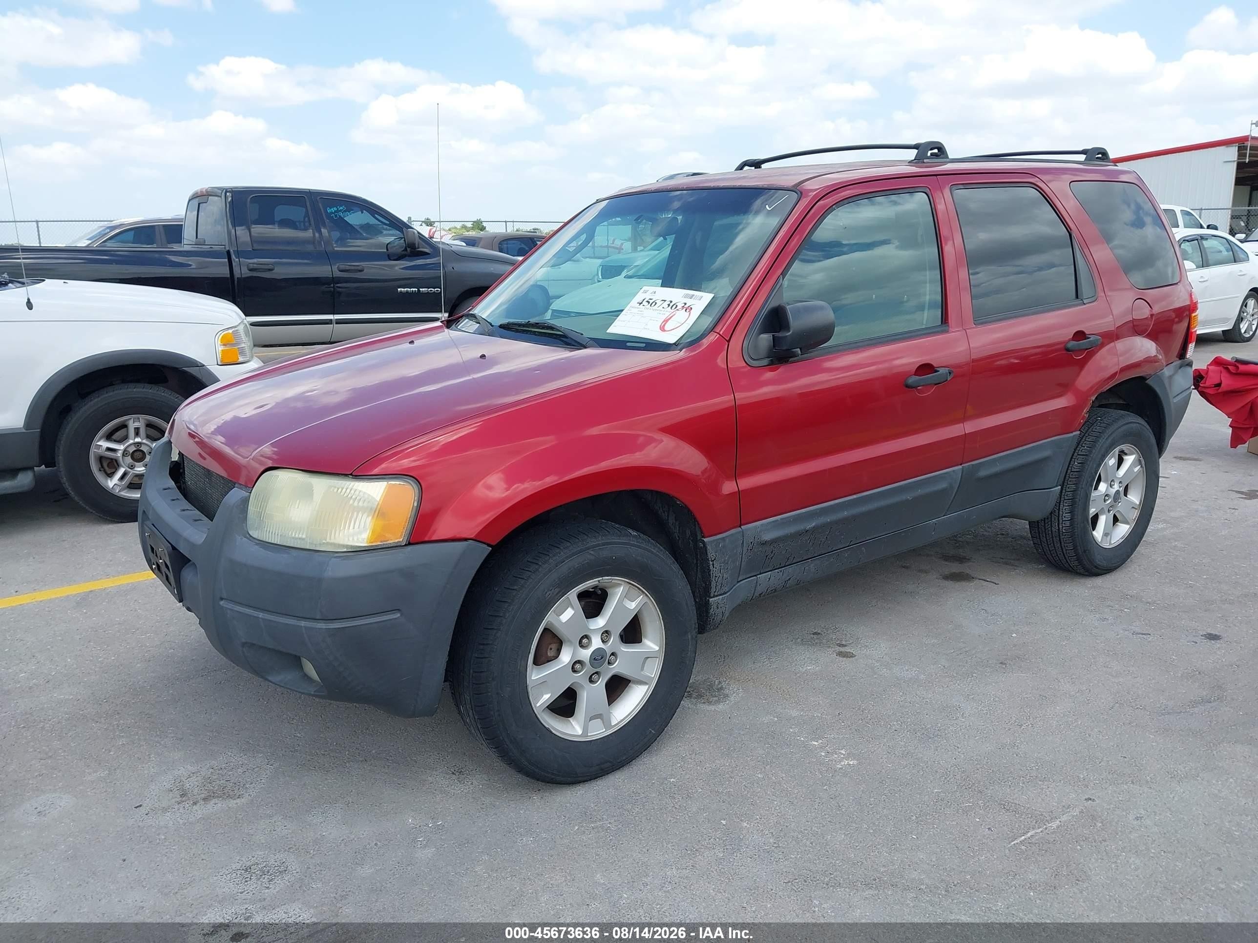 2004 Ford Escape Xlt Red vin: 1FMYU03174KA42649