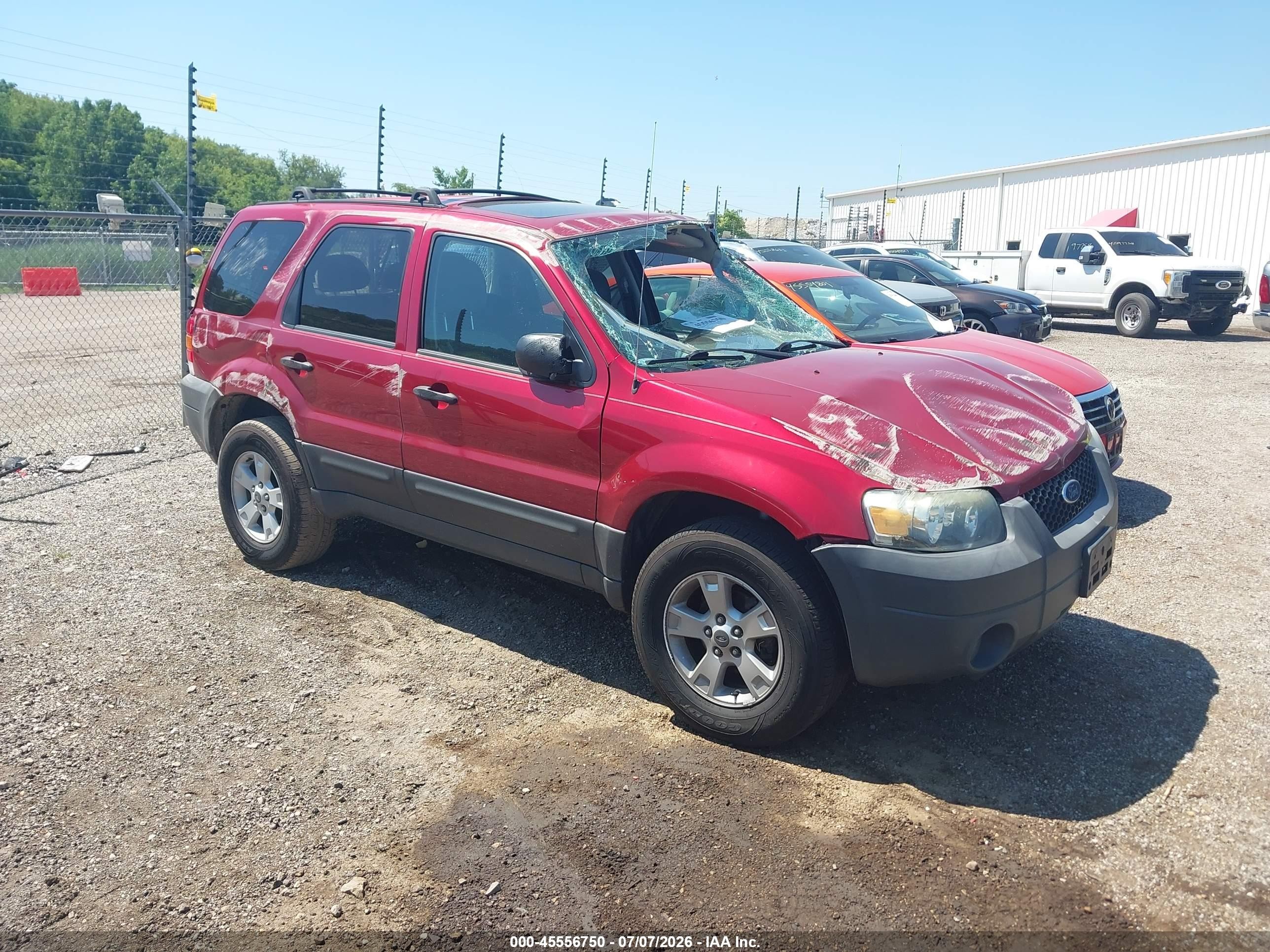 2005 Ford Escape Xlt Red vin: 1FMYU03175DA06417