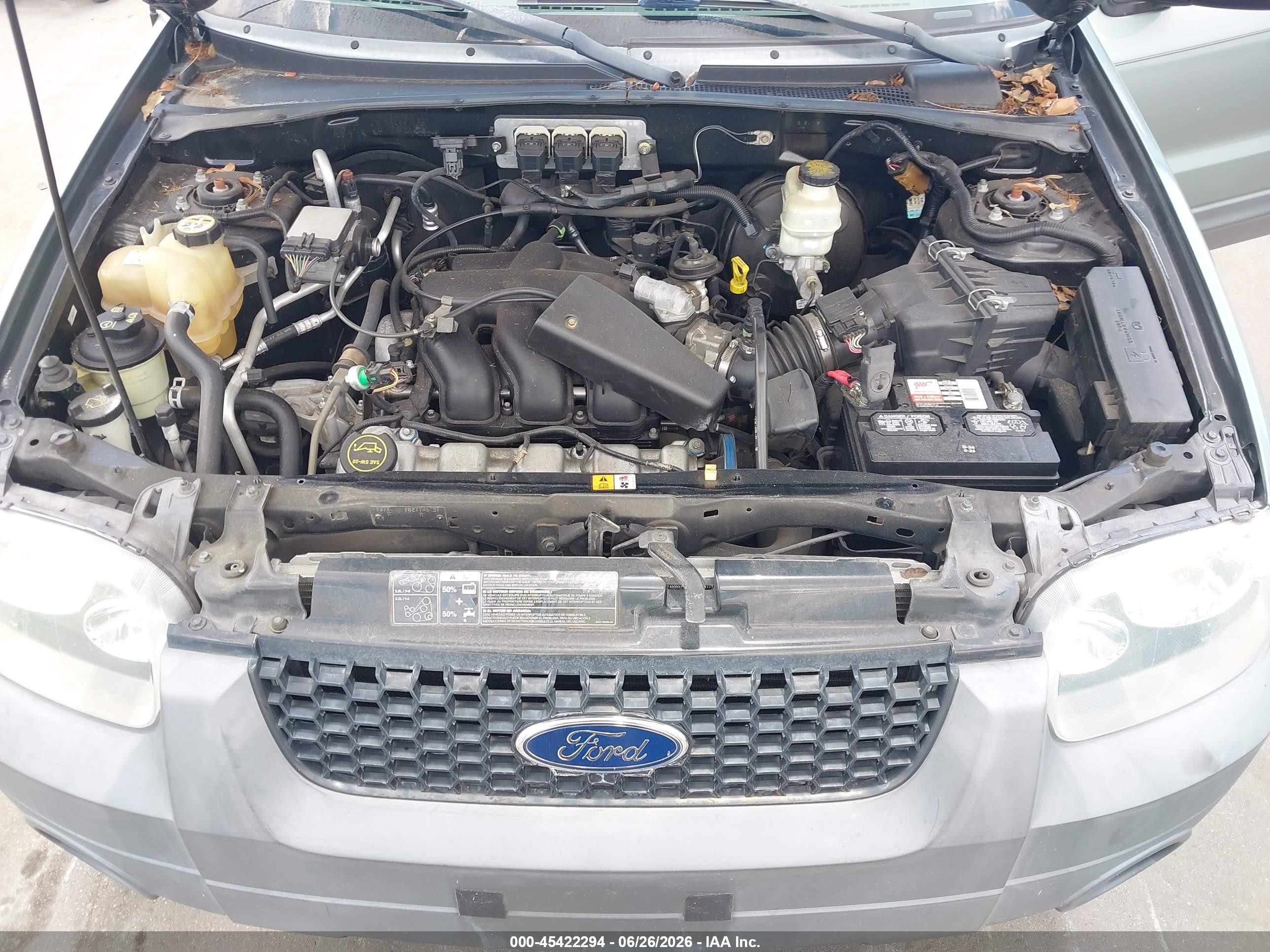 2005 Ford Escape Xlt Light Blue vin: 1FMYU03175KB06996