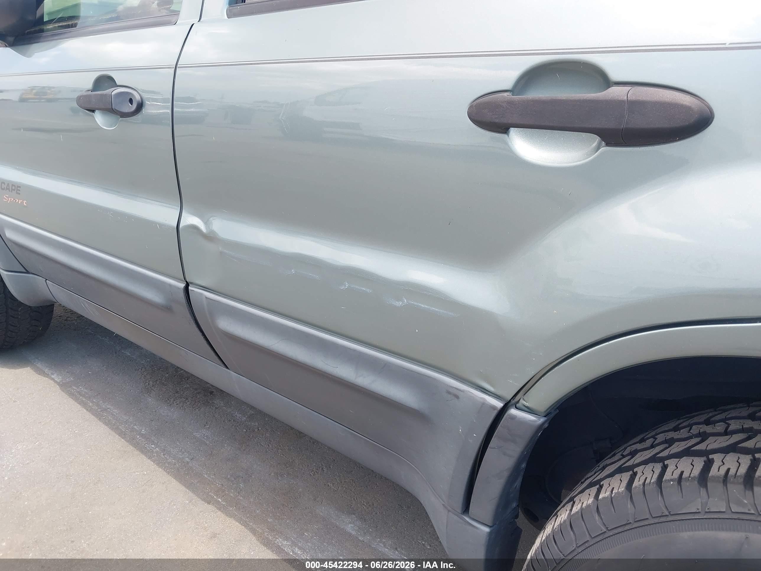 2005 Ford Escape Xlt Light Blue vin: 1FMYU03175KB06996