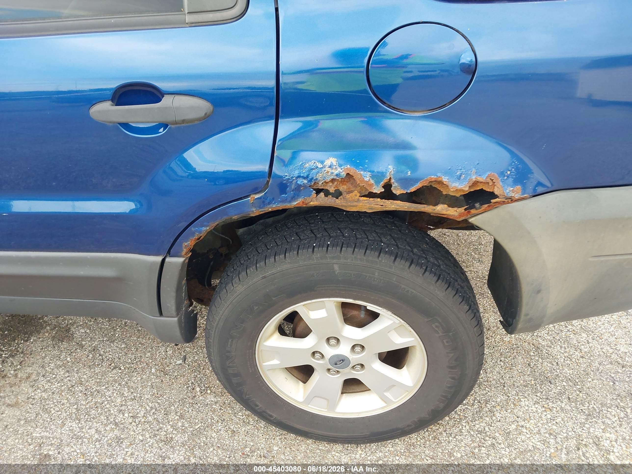 2007 Ford Escape Xlt/xlt Sport Blue vin: 1FMYU03177KA67555