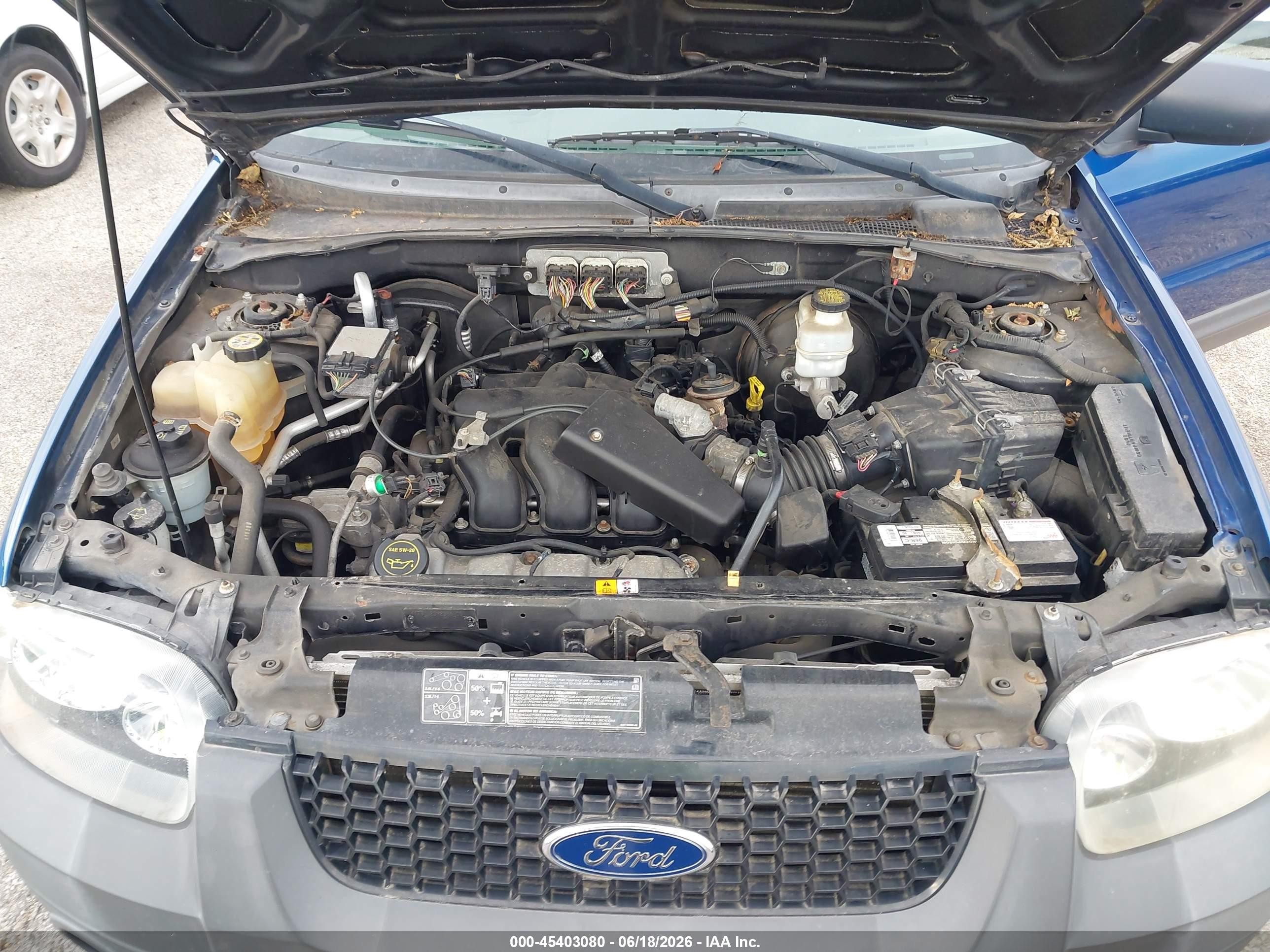 2007 Ford Escape Xlt/xlt Sport Blue vin: 1FMYU03177KA67555