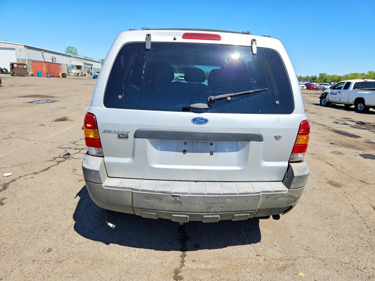 2007 Ford Escape Xlt Silver vin: 1FMYU03177KB25602