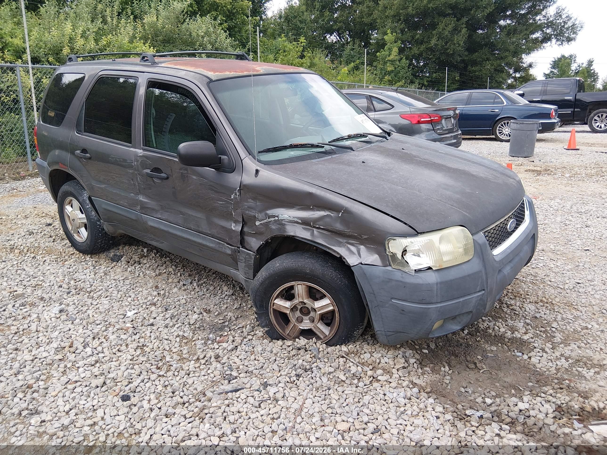 2003 Ford Escape Xlt Gray vin: 1FMYU03183KB32603
