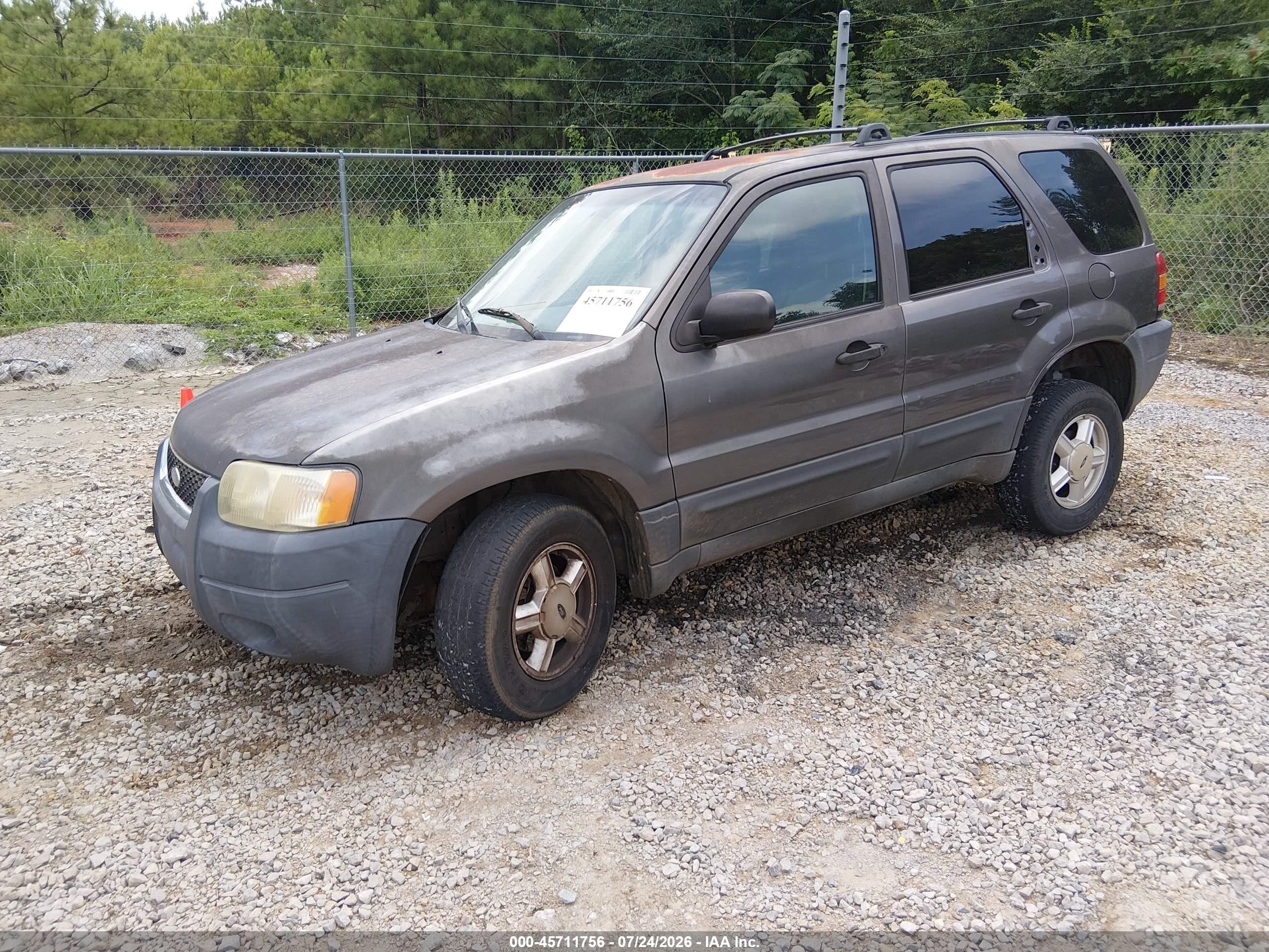 2003 Ford Escape Xlt Gray vin: 1FMYU03183KB32603