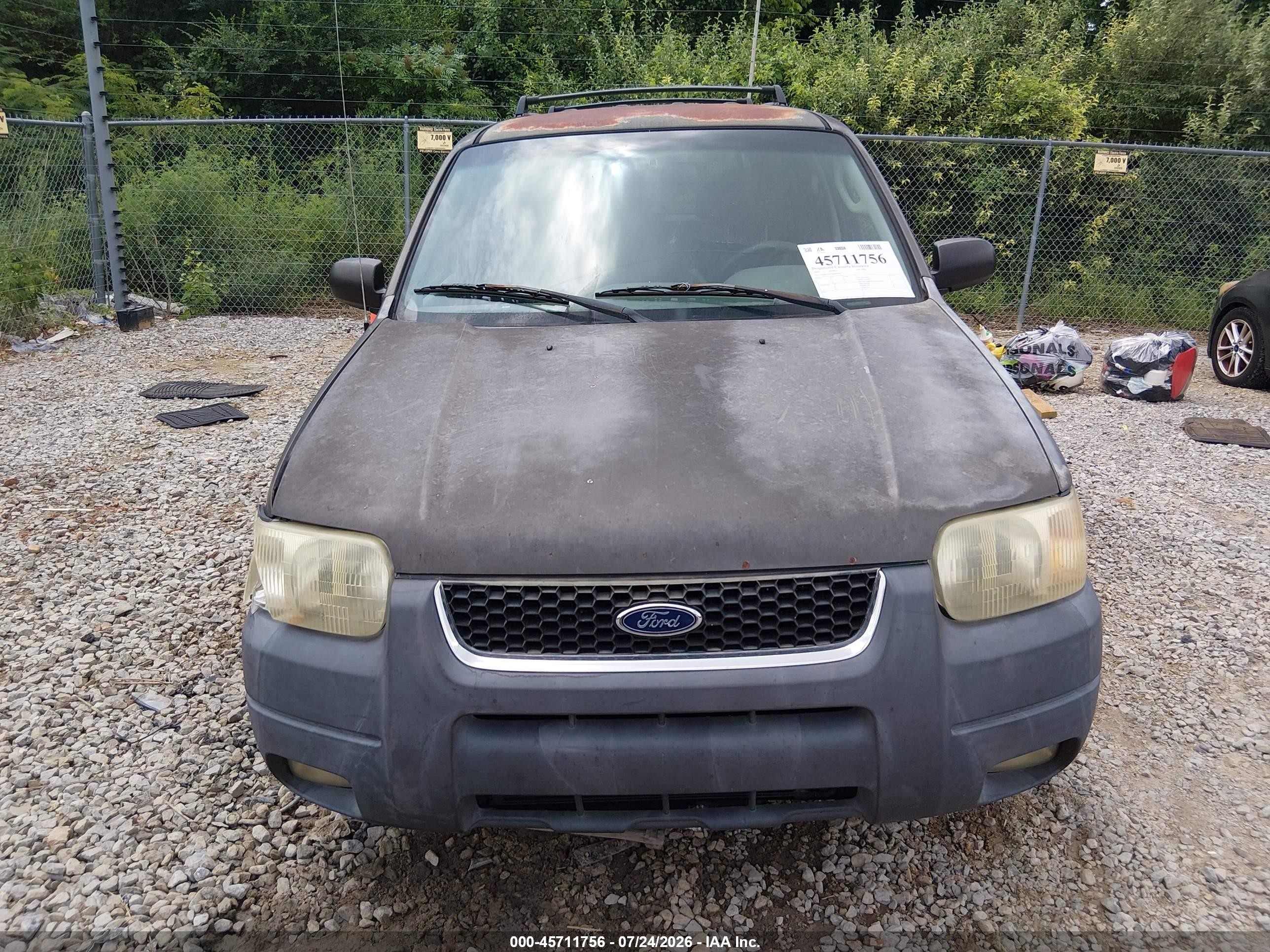 2003 Ford Escape Xlt Gray vin: 1FMYU03183KB32603