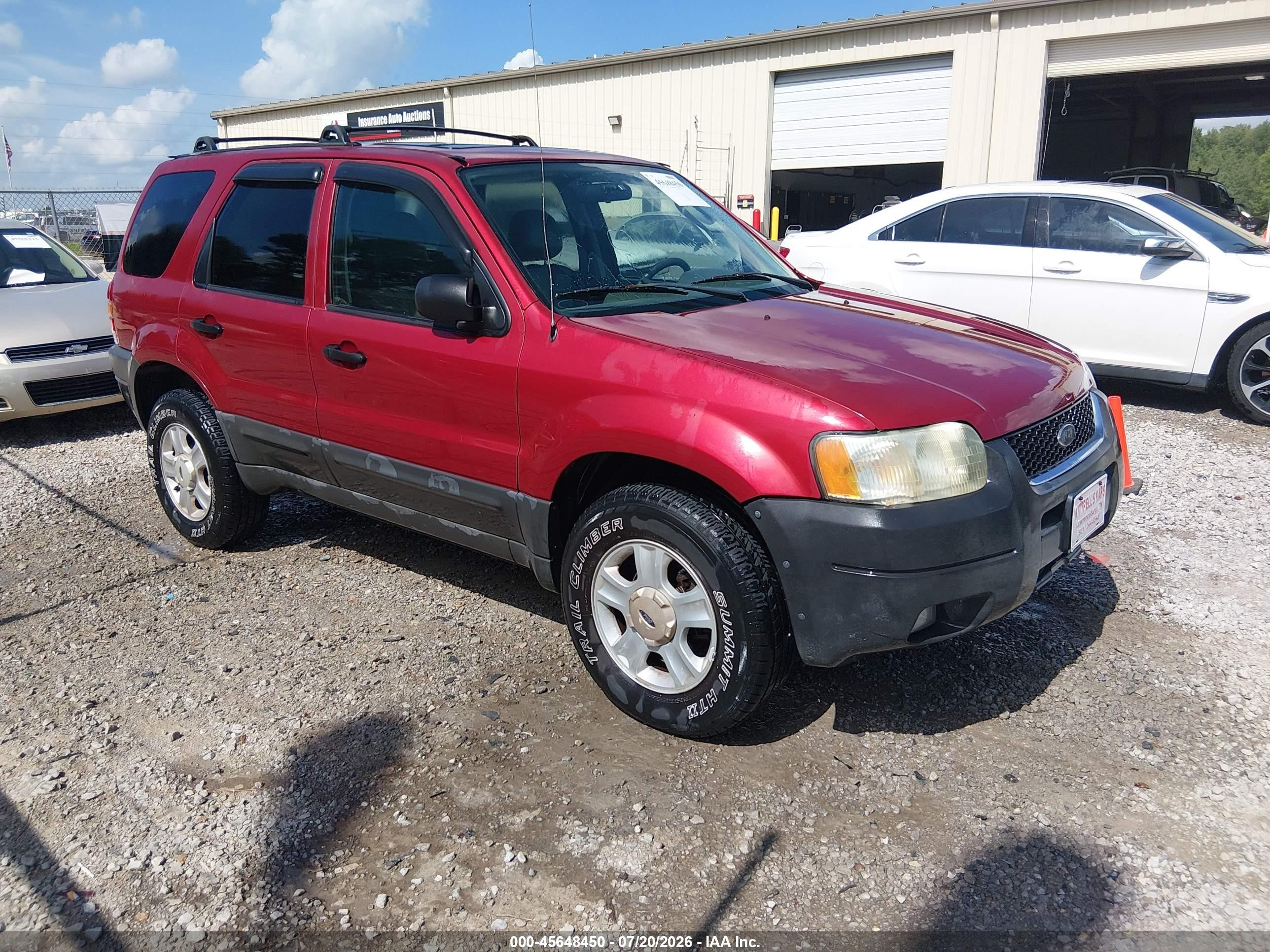 2003 Ford Escape Xlt Red vin: 1FMYU03183KC97714