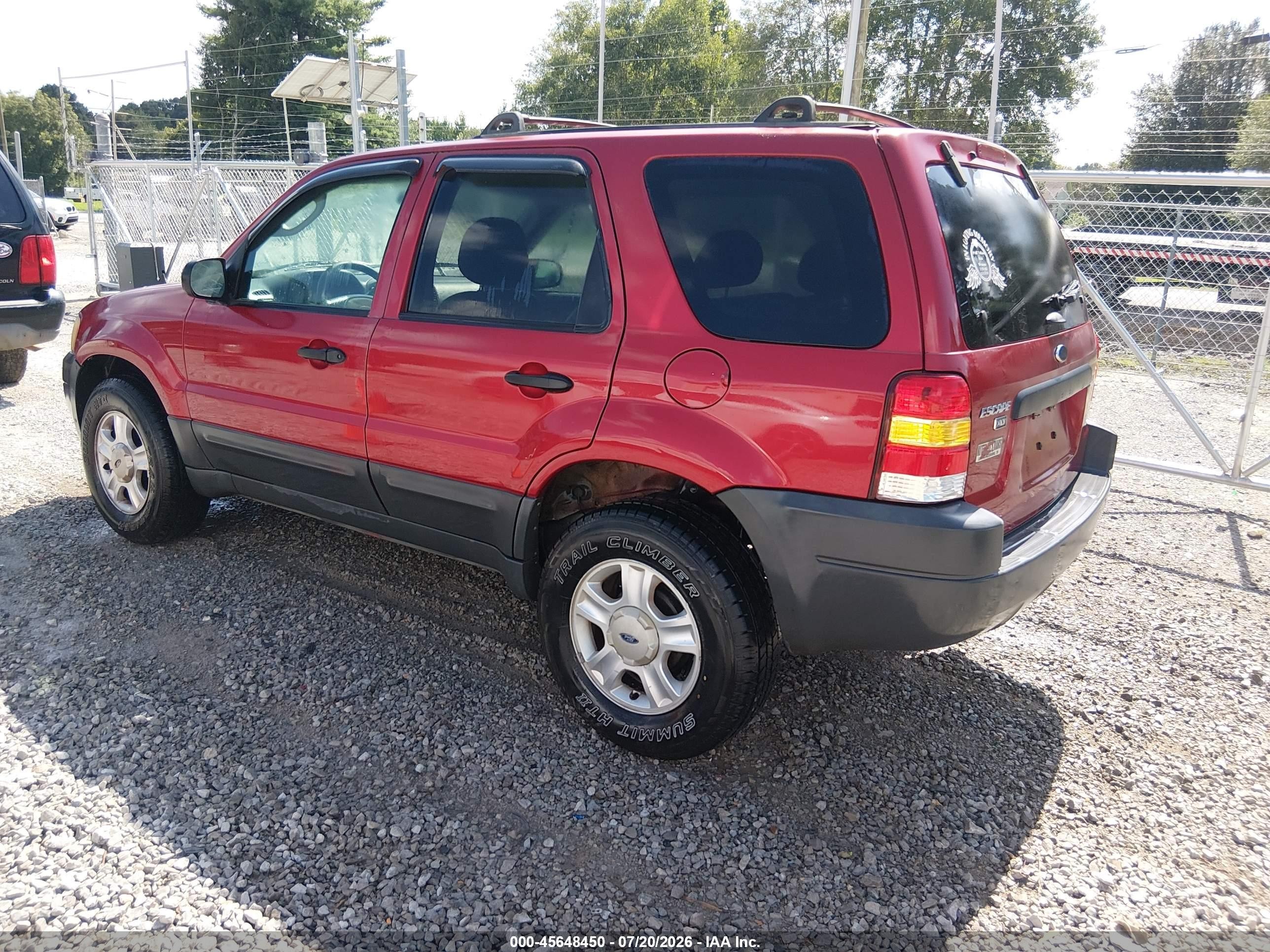 2003 Ford Escape Xlt Red vin: 1FMYU03183KC97714