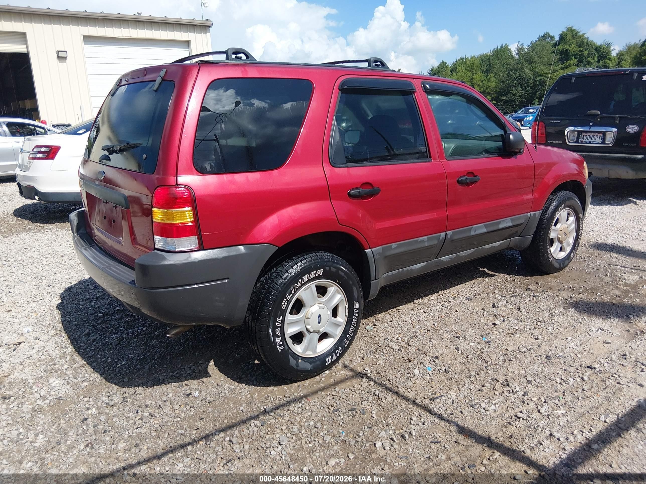 2003 Ford Escape Xlt Red vin: 1FMYU03183KC97714
