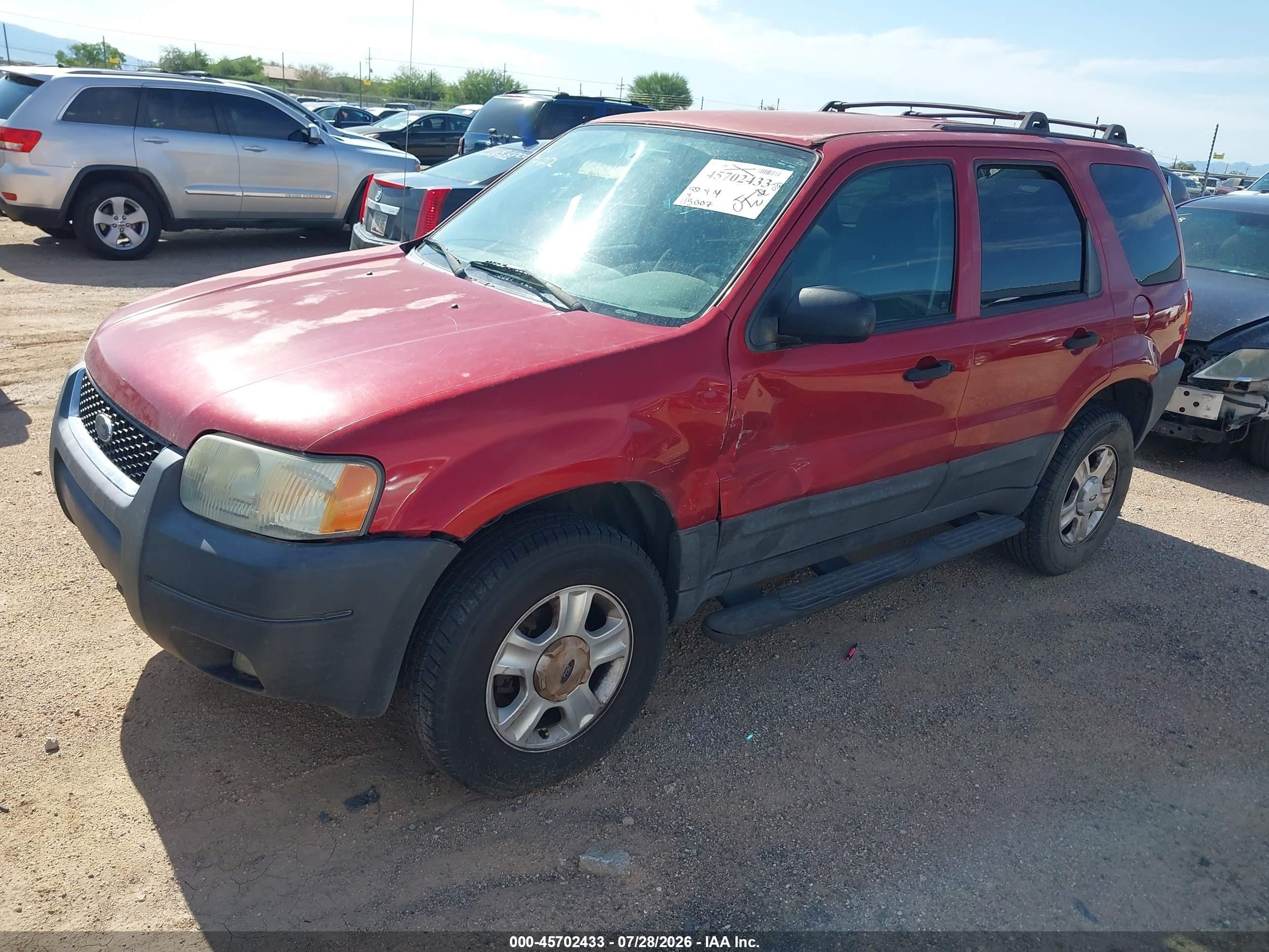 2004 Ford Escape Xlt Red vin: 1FMYU03184KA41400