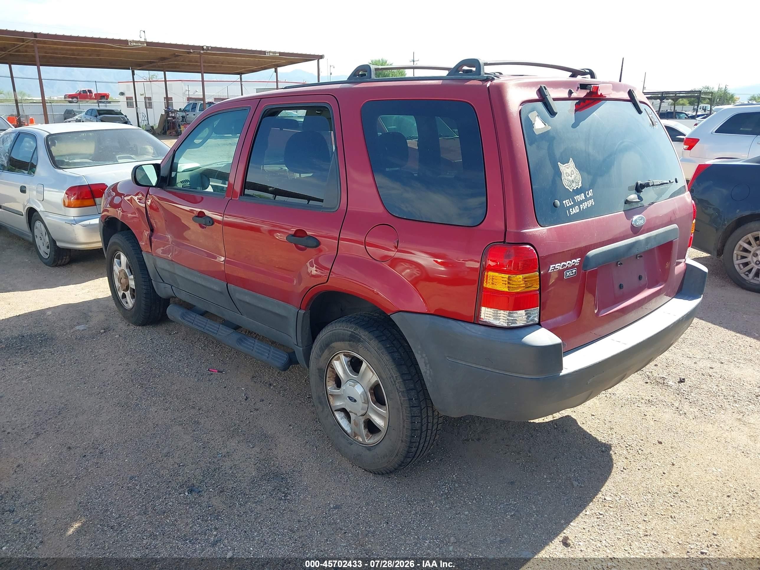 2004 Ford Escape Xlt Red vin: 1FMYU03184KA41400