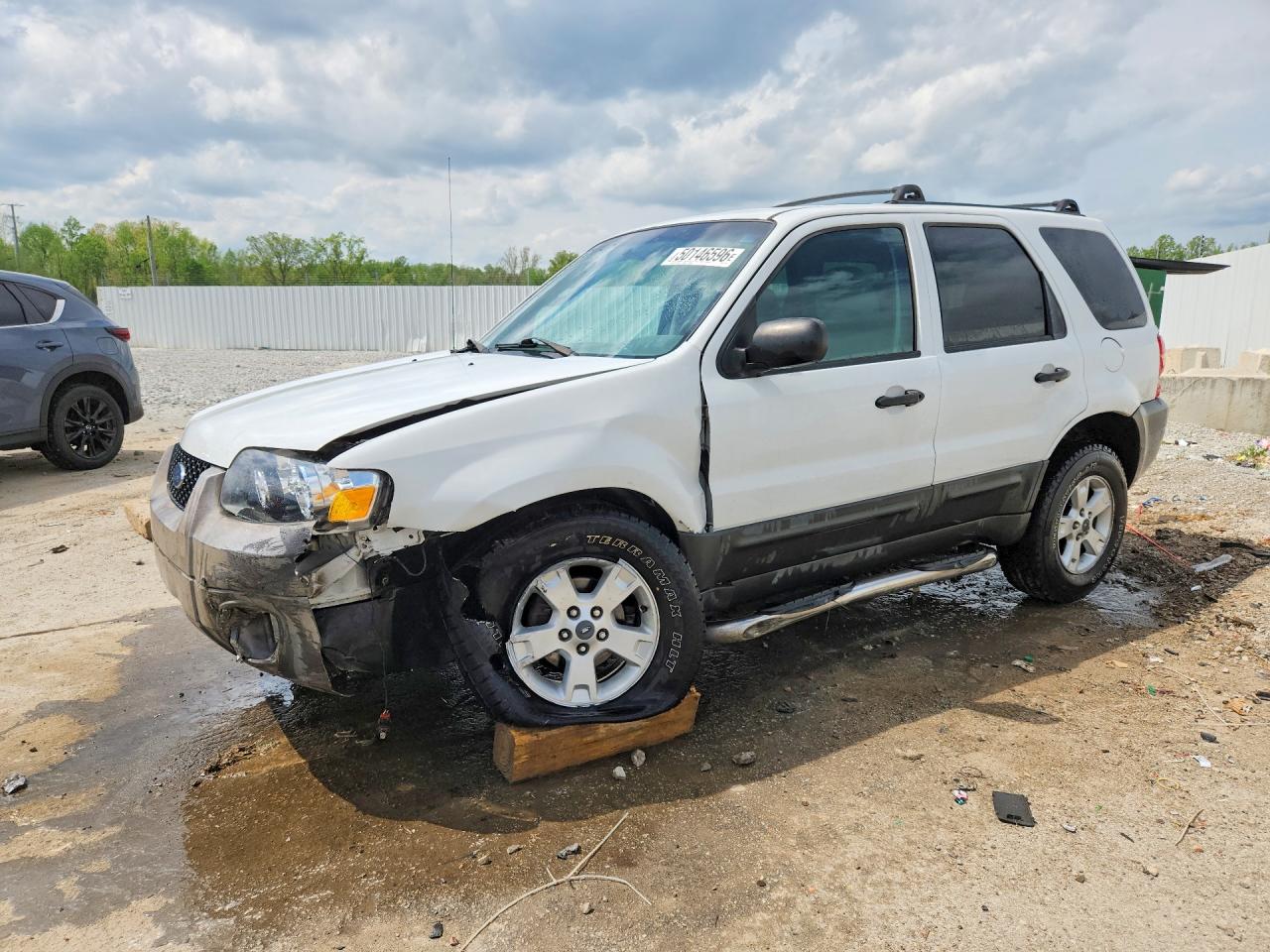 2005 Ford Escape Xlt White vin: 1FMYU03185DA17720